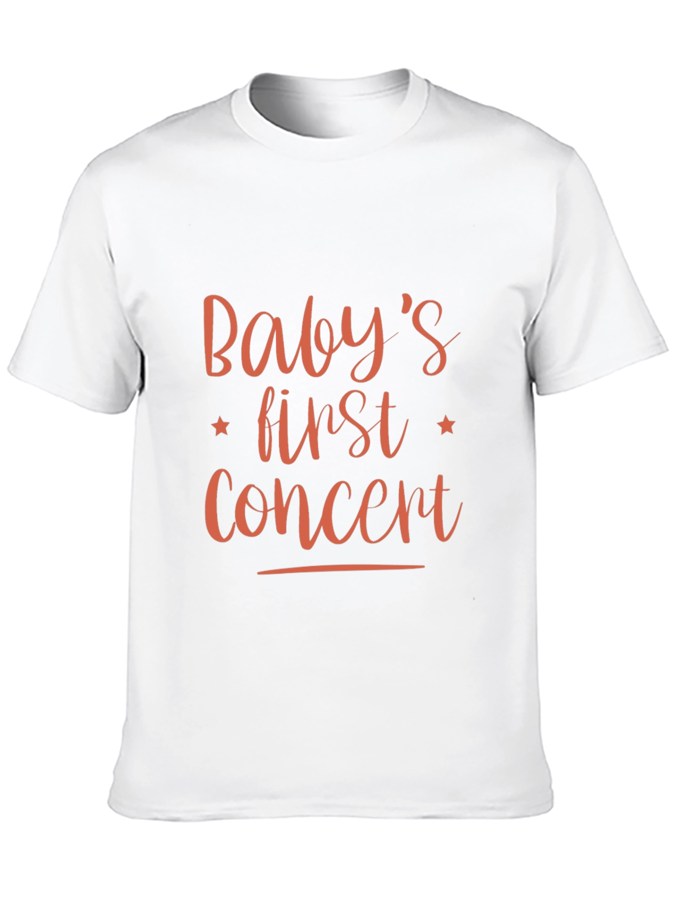 Babys First Concert Black Cotton T-Shirt