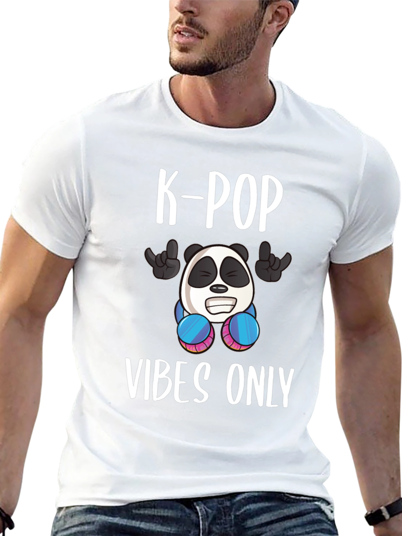K-Pop Panda Vibes T-Shirt