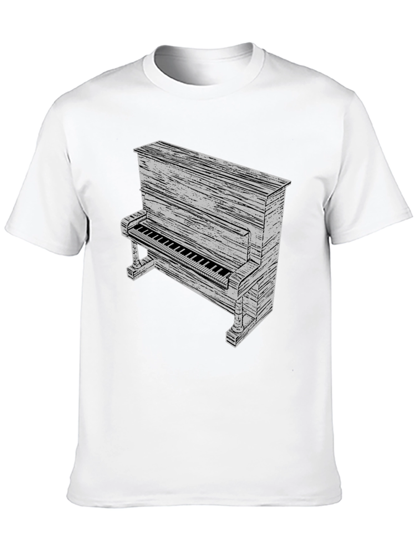 Piano Graphic Tee - Black T-Shirt
