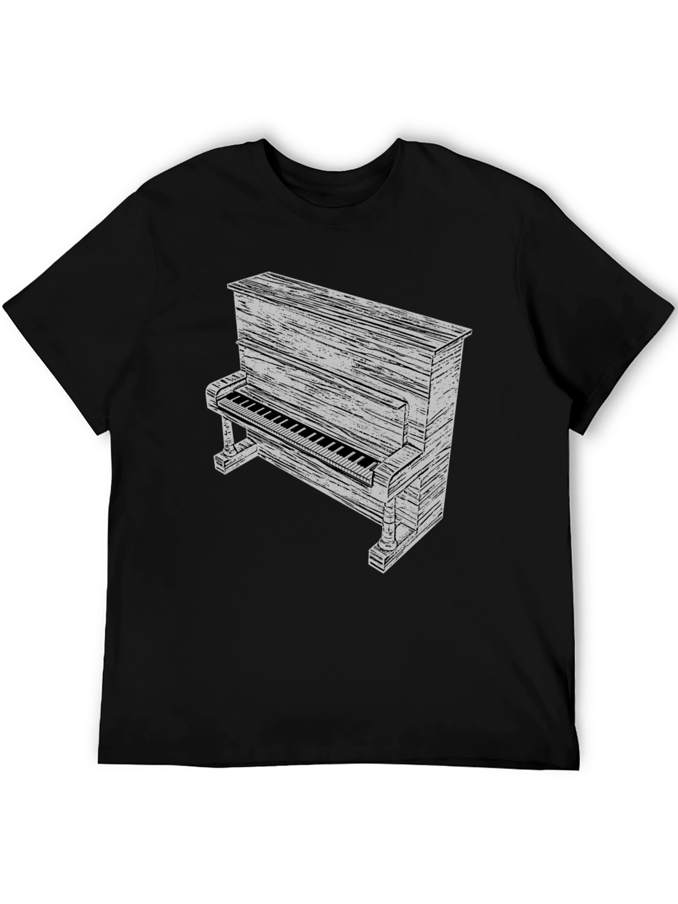 Piano Graphic Tee - Black T-Shirt