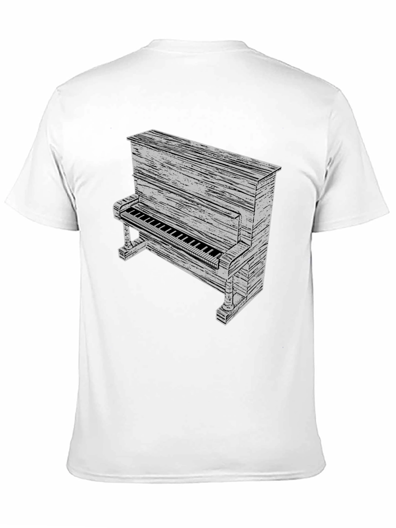 Piano Graphic Tee - Black T-Shirt