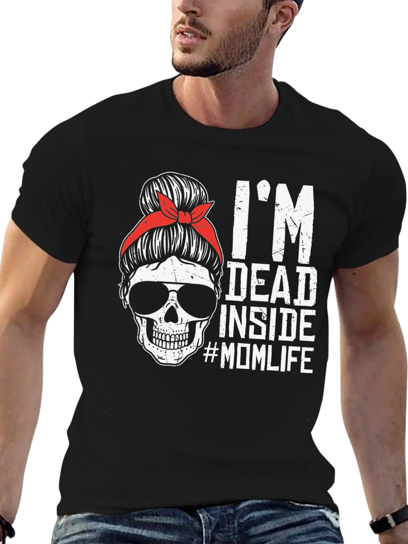 Im Dead Inside #MomLife Graphic Tee