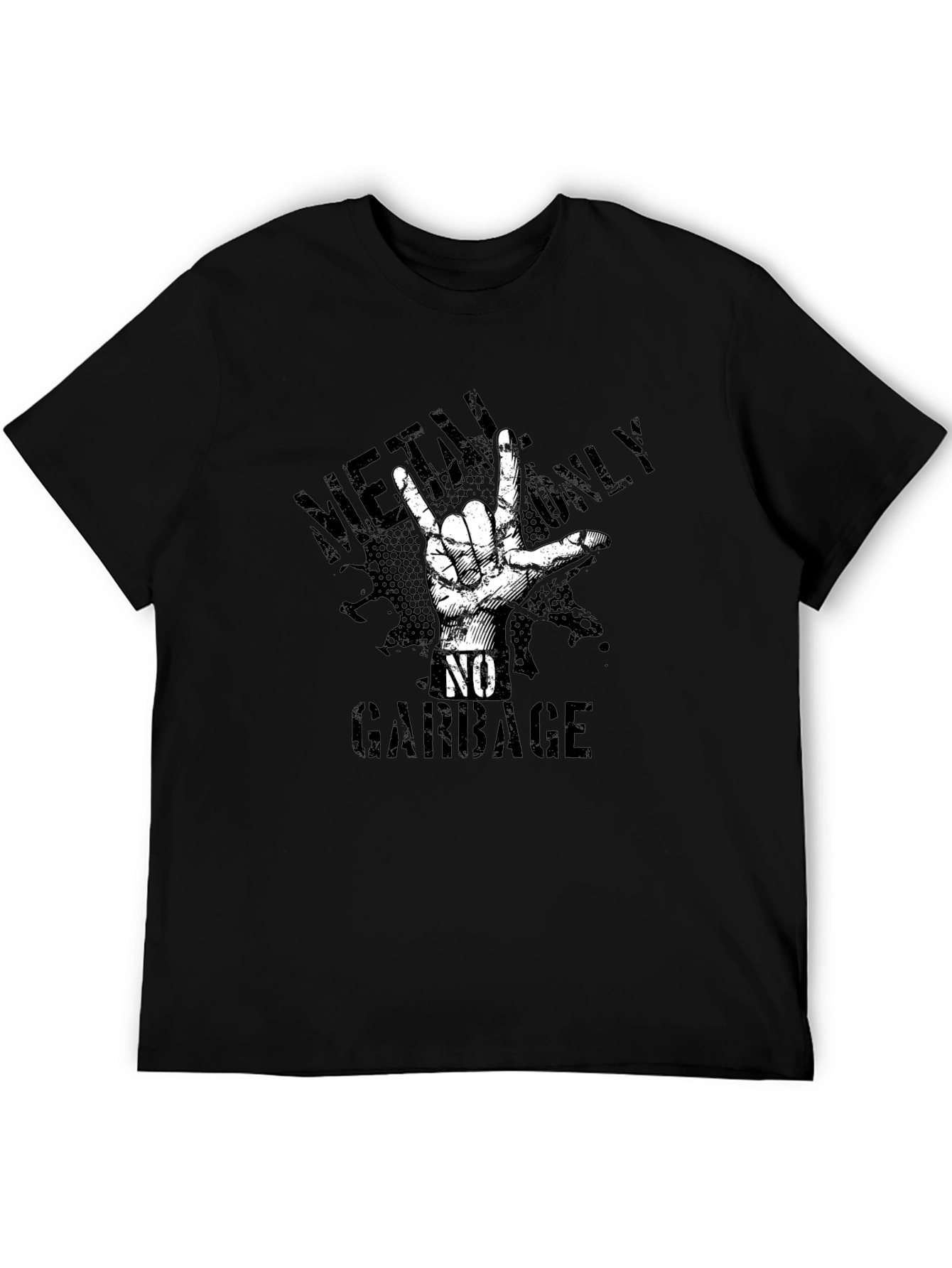 Metal Only No Garbage Graphic T-Shirt