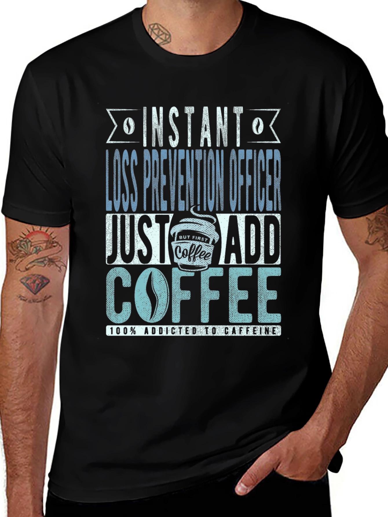 Instant Loss Prevention Officer Coffee Lover T-Shirt