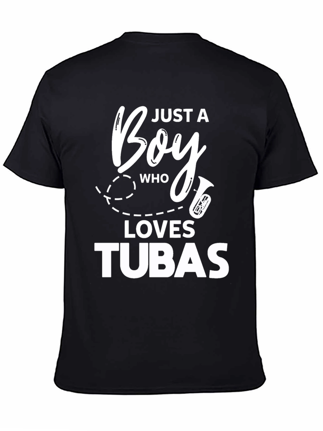 Just A Boy Who Loves Tubas - Graphic Tee