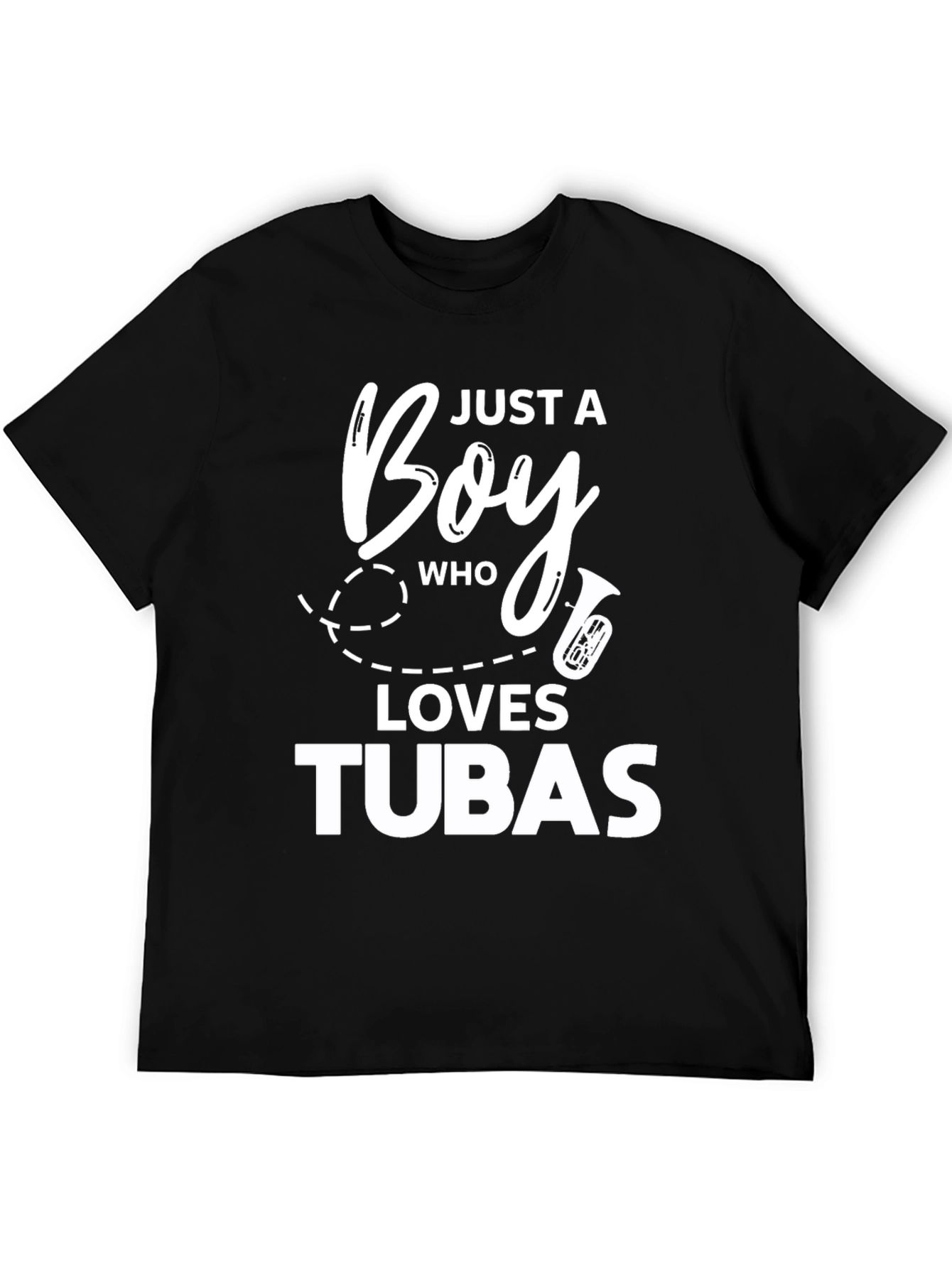 Just A Boy Who Loves Tubas - Graphic Tee