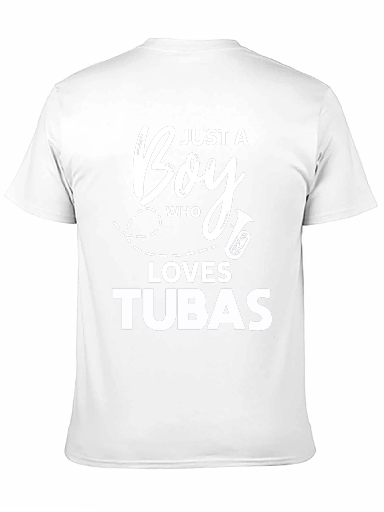 Just A Boy Who Loves Tubas - Graphic Tee