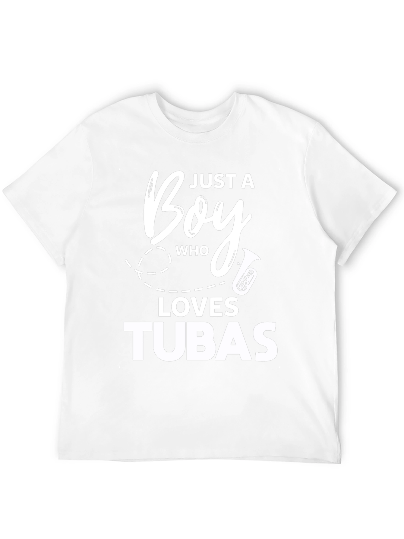 Just A Boy Who Loves Tubas - Graphic Tee