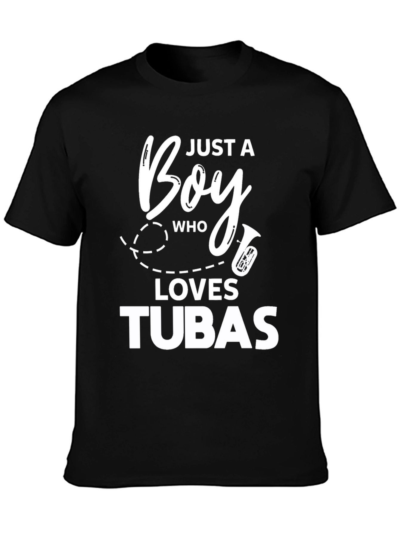 Just A Boy Who Loves Tubas - Graphic Tee