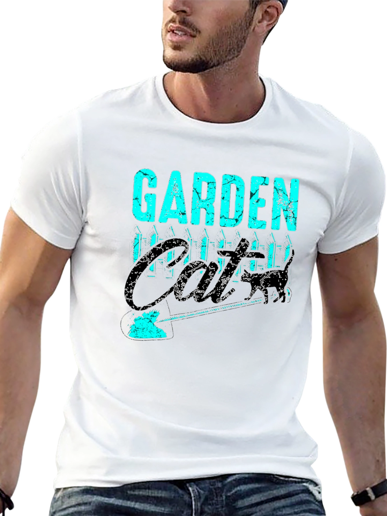 Garden Crew T-Shirt - Black Graphic Tee