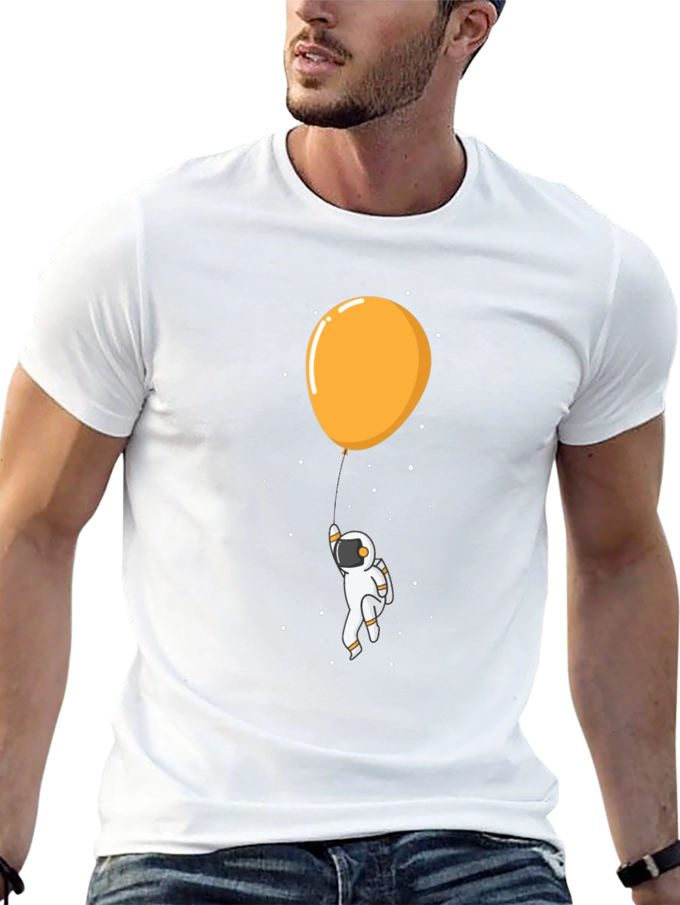 Astronaut Balloon Graphic Tee