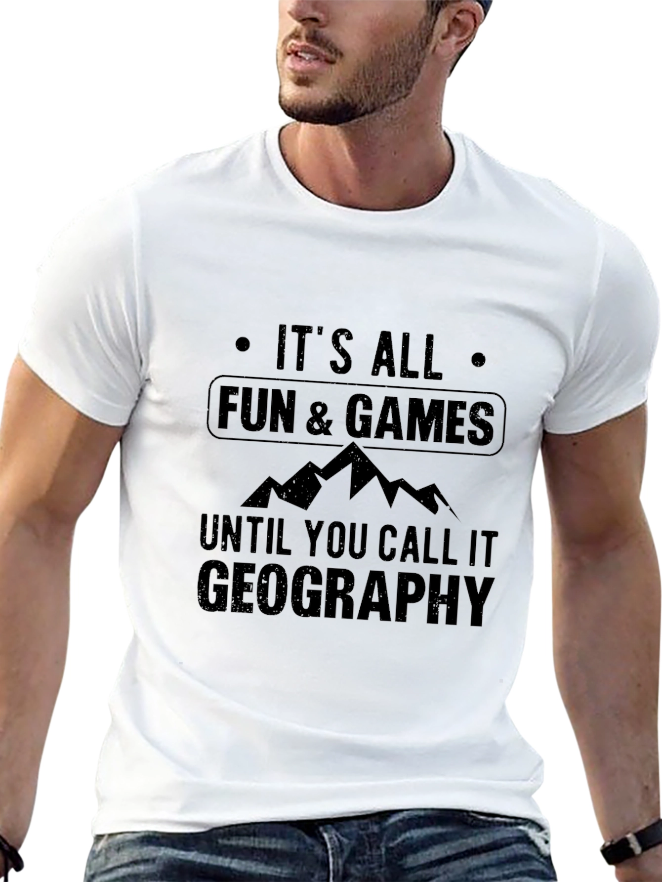 Funny Geography T-Shirt: Its All Fun & Games