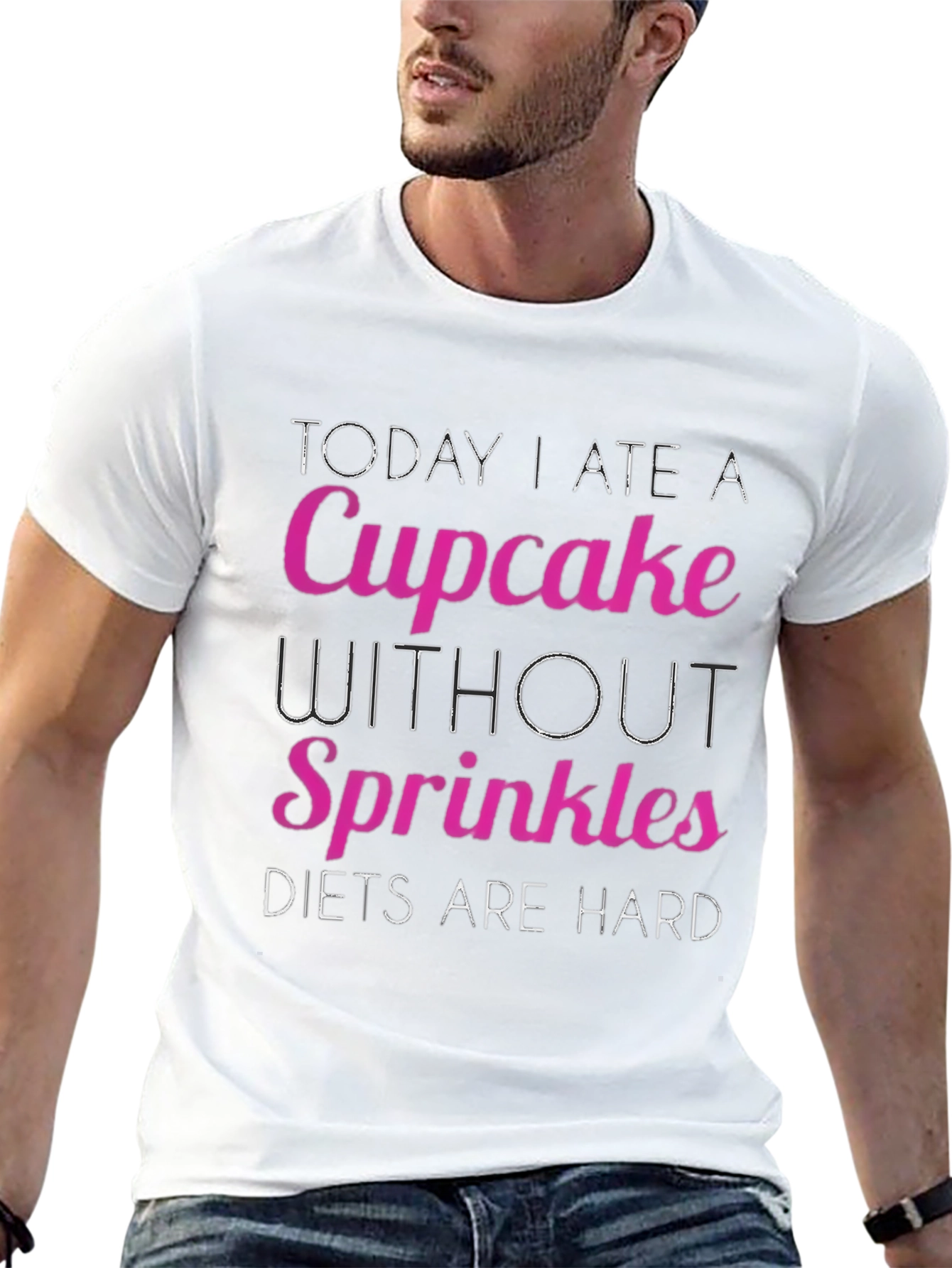 Cupcake Without Sprinkles Funny T-Shirt