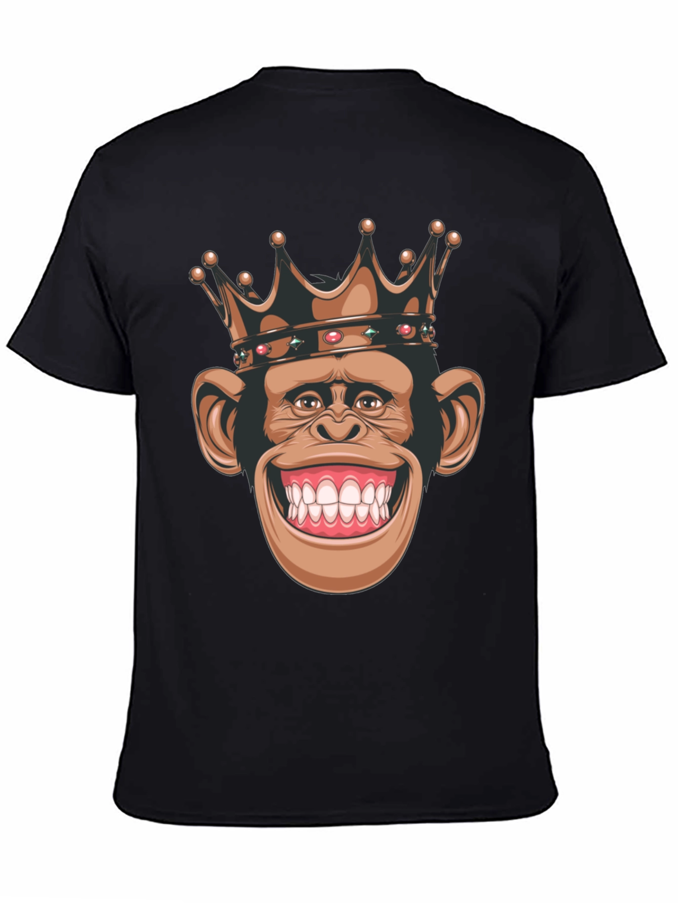 Monkey King Graphic Tee - Unisex Black T-Shirt