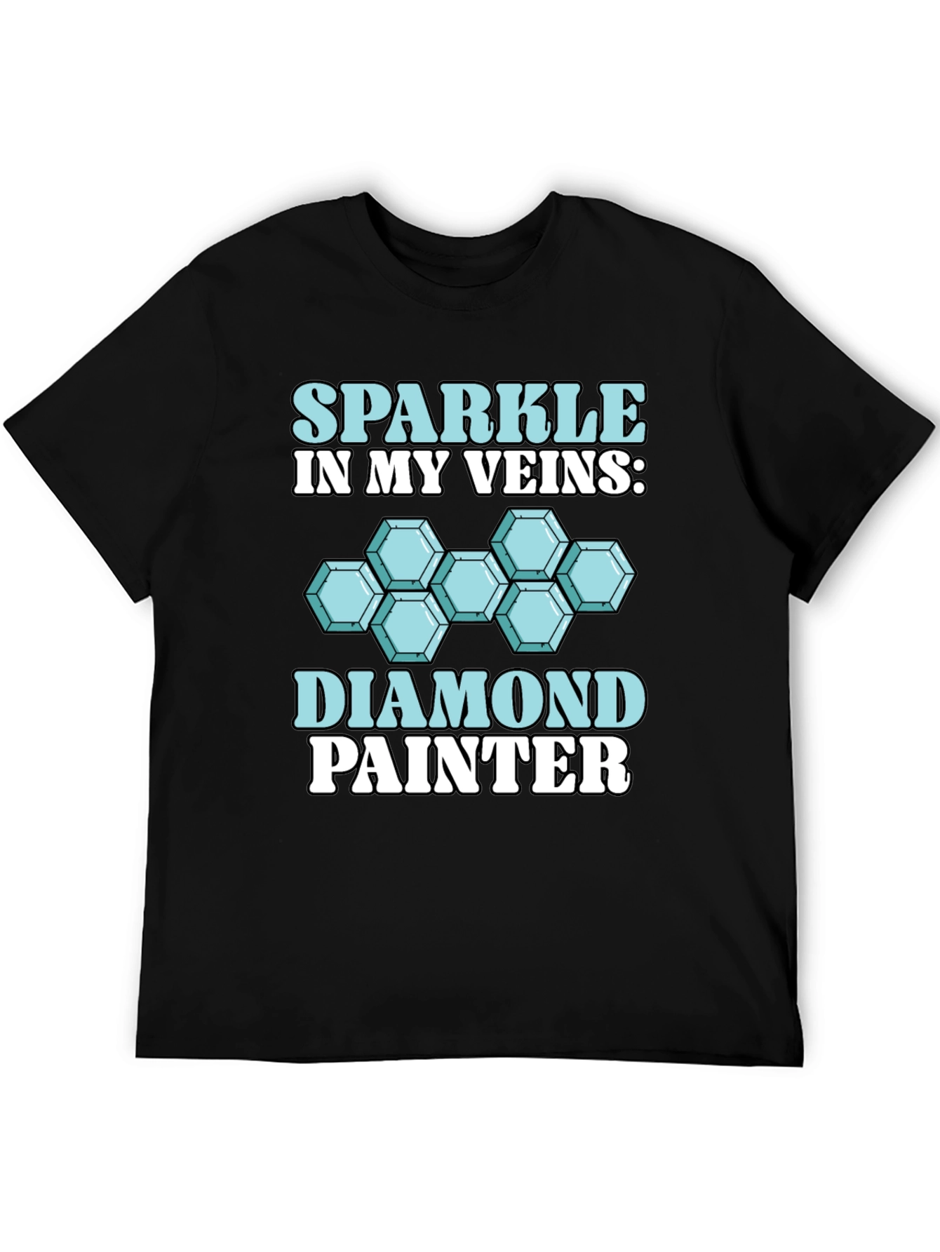 Diamond Painter T-Shirt: Sparkle in My Veins