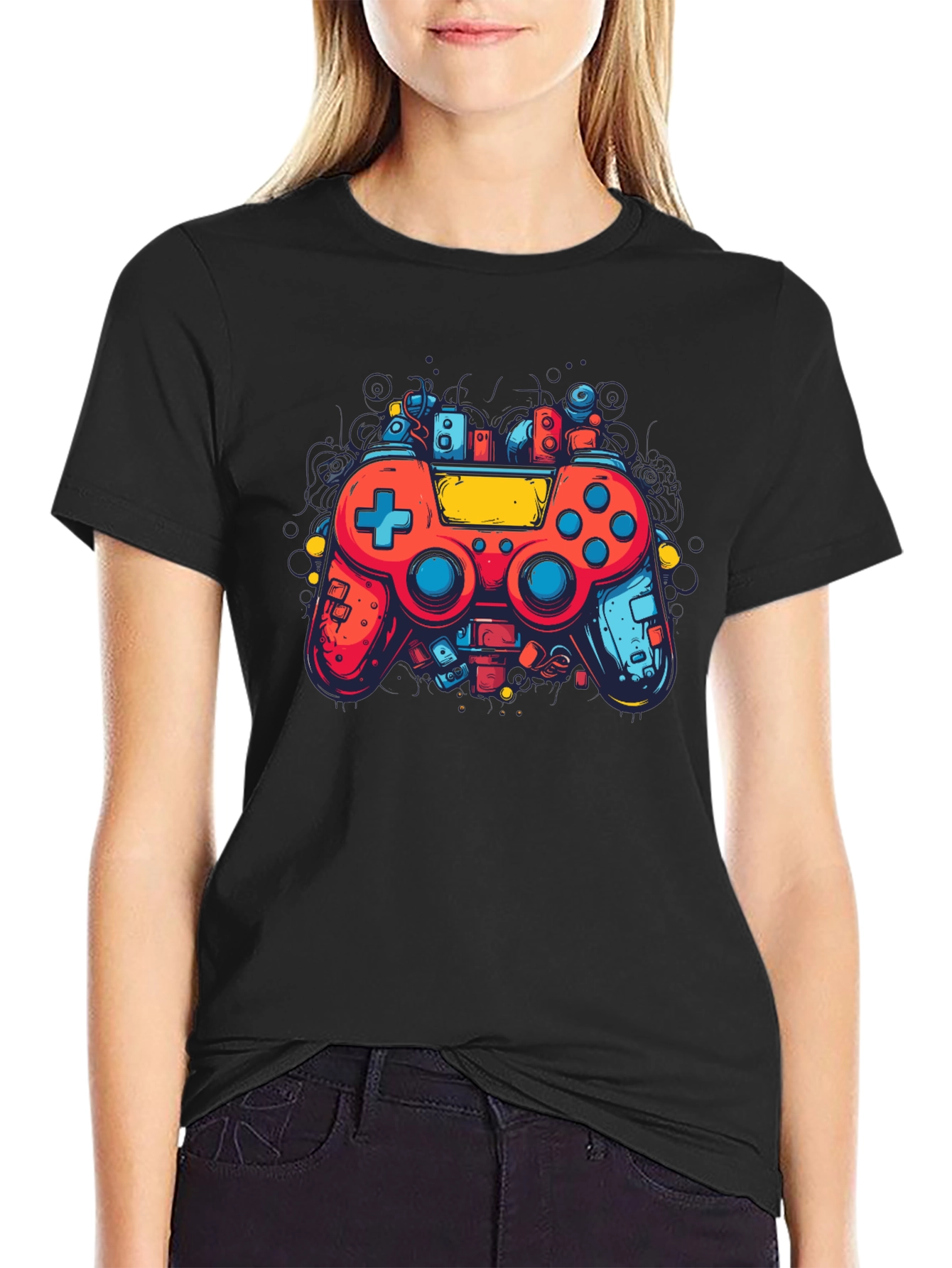 Retro Gaming T-Shirt - Cool Controller Design