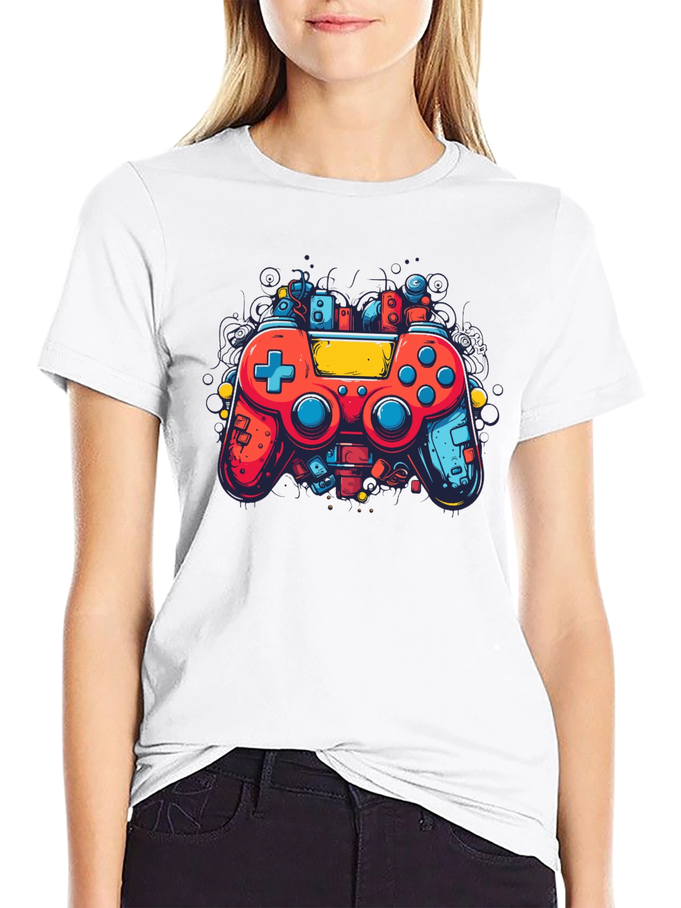 Retro Gaming T-Shirt - Cool Controller Design