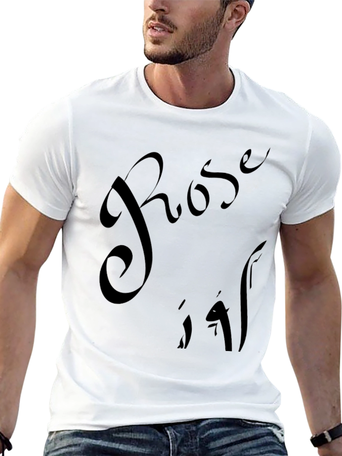 Rose 19 Black T-Shirt