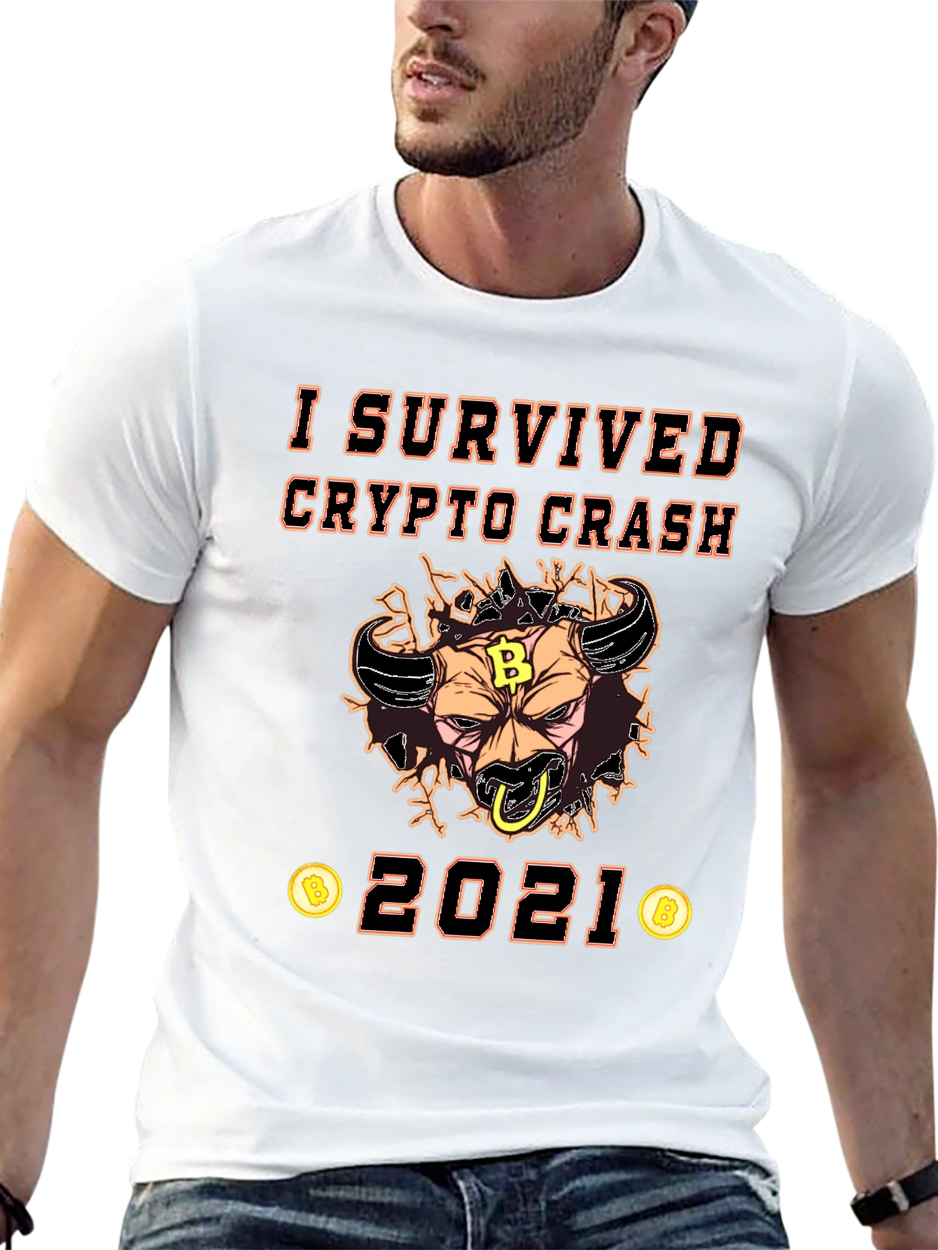 I Survived Crypto Crash 2021 T-Shirt