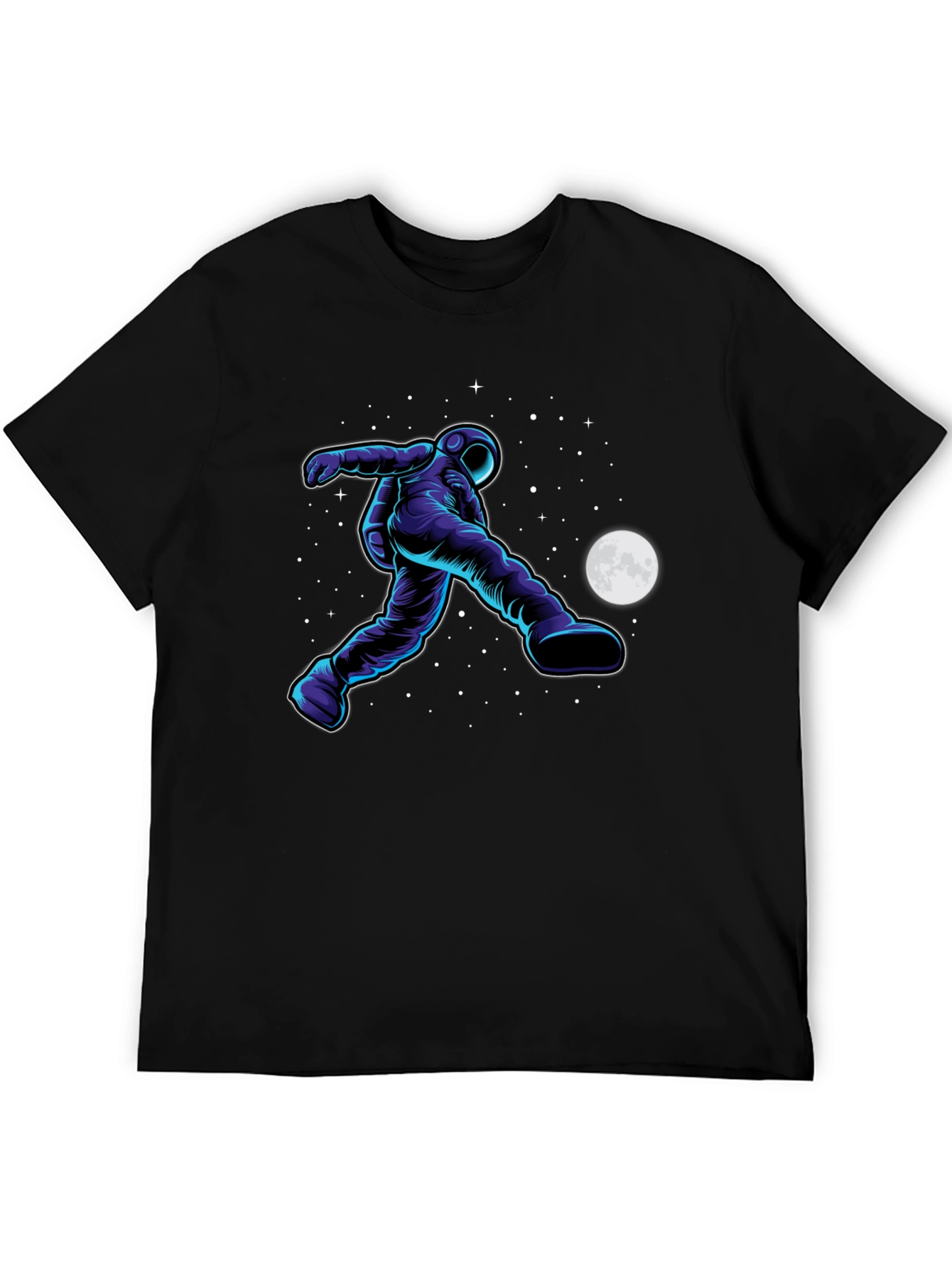 Astronaut Kicking Moon Graphic Tee