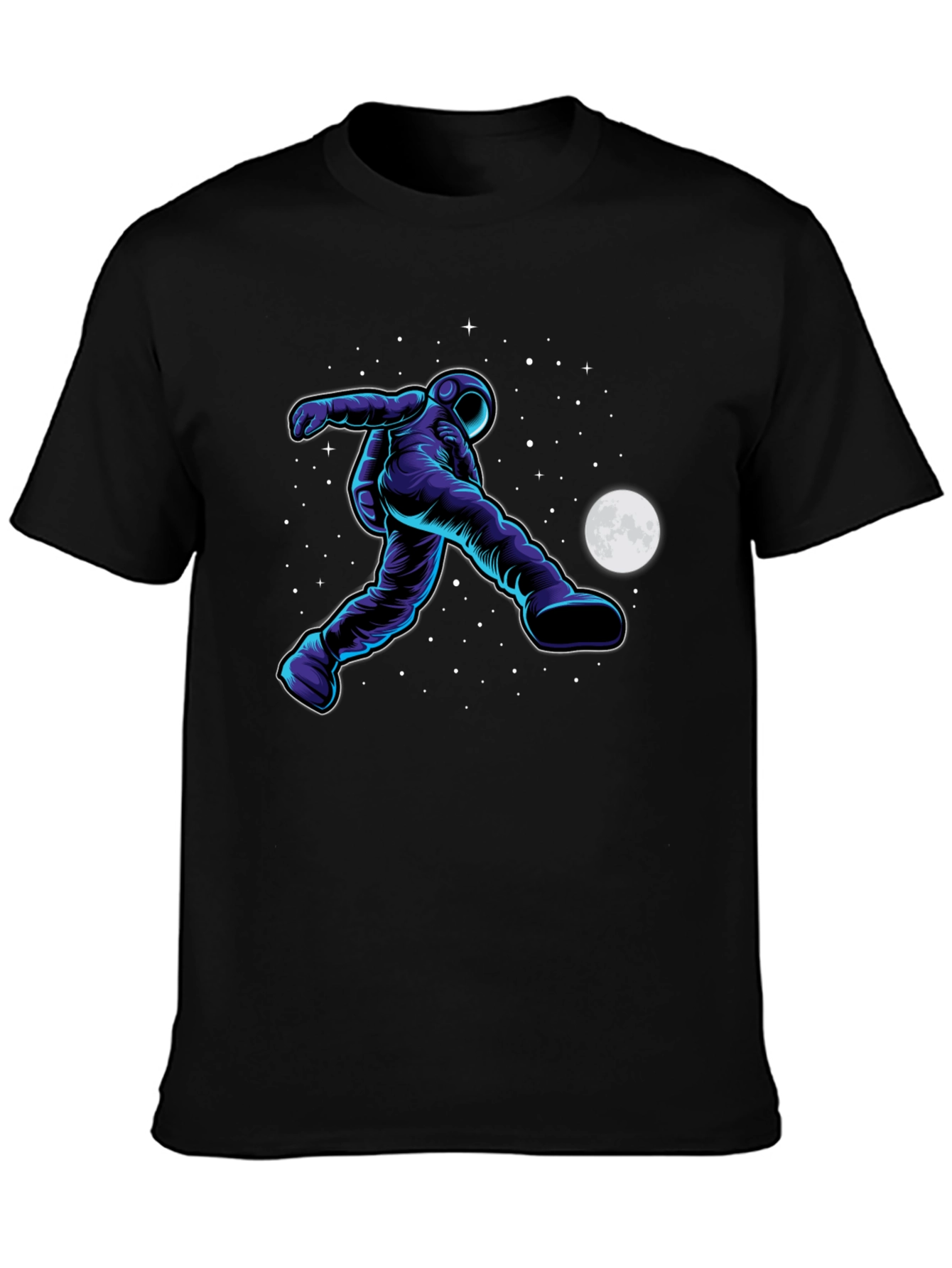 Astronaut Kicking Moon Graphic Tee