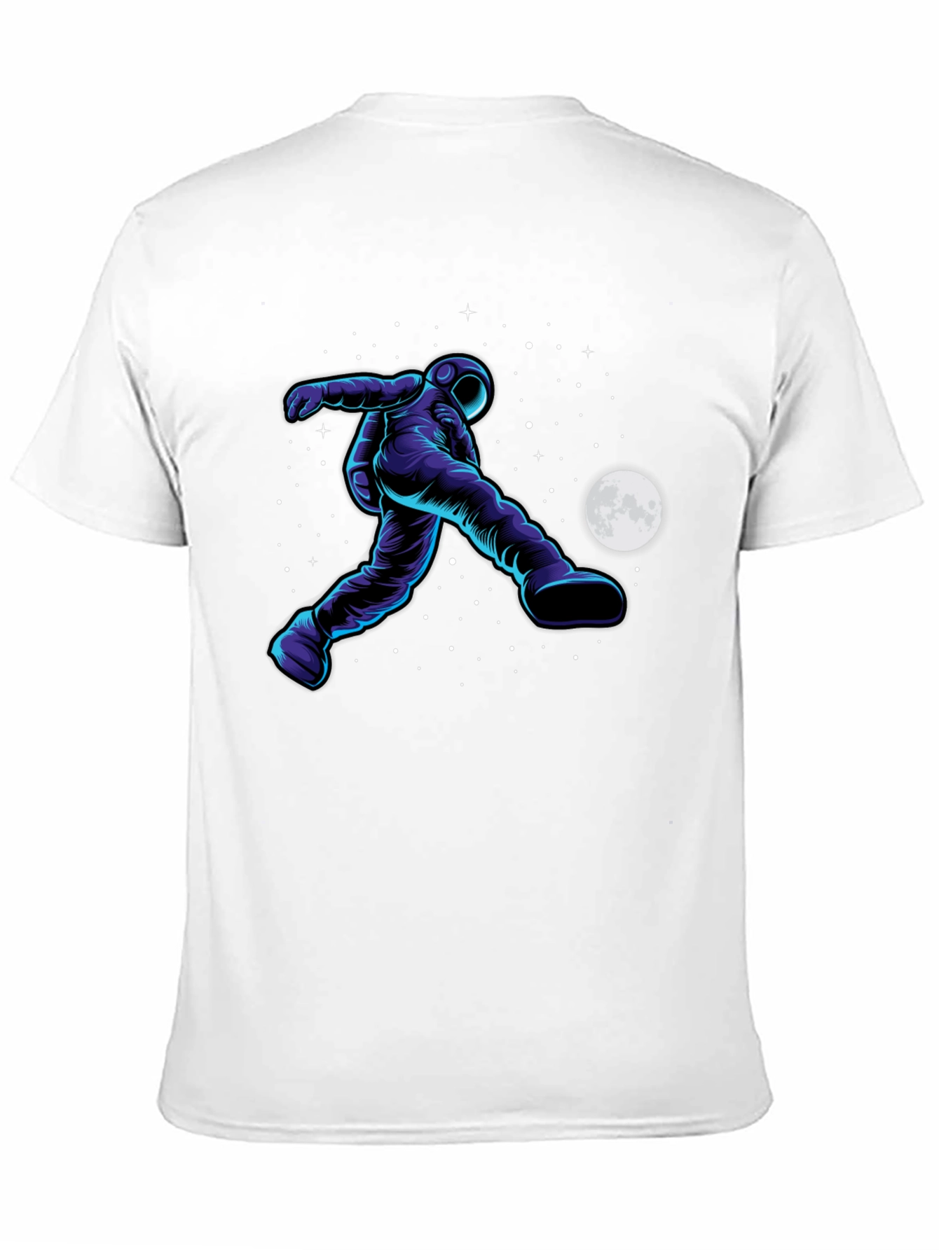 Astronaut Kicking Moon Graphic Tee