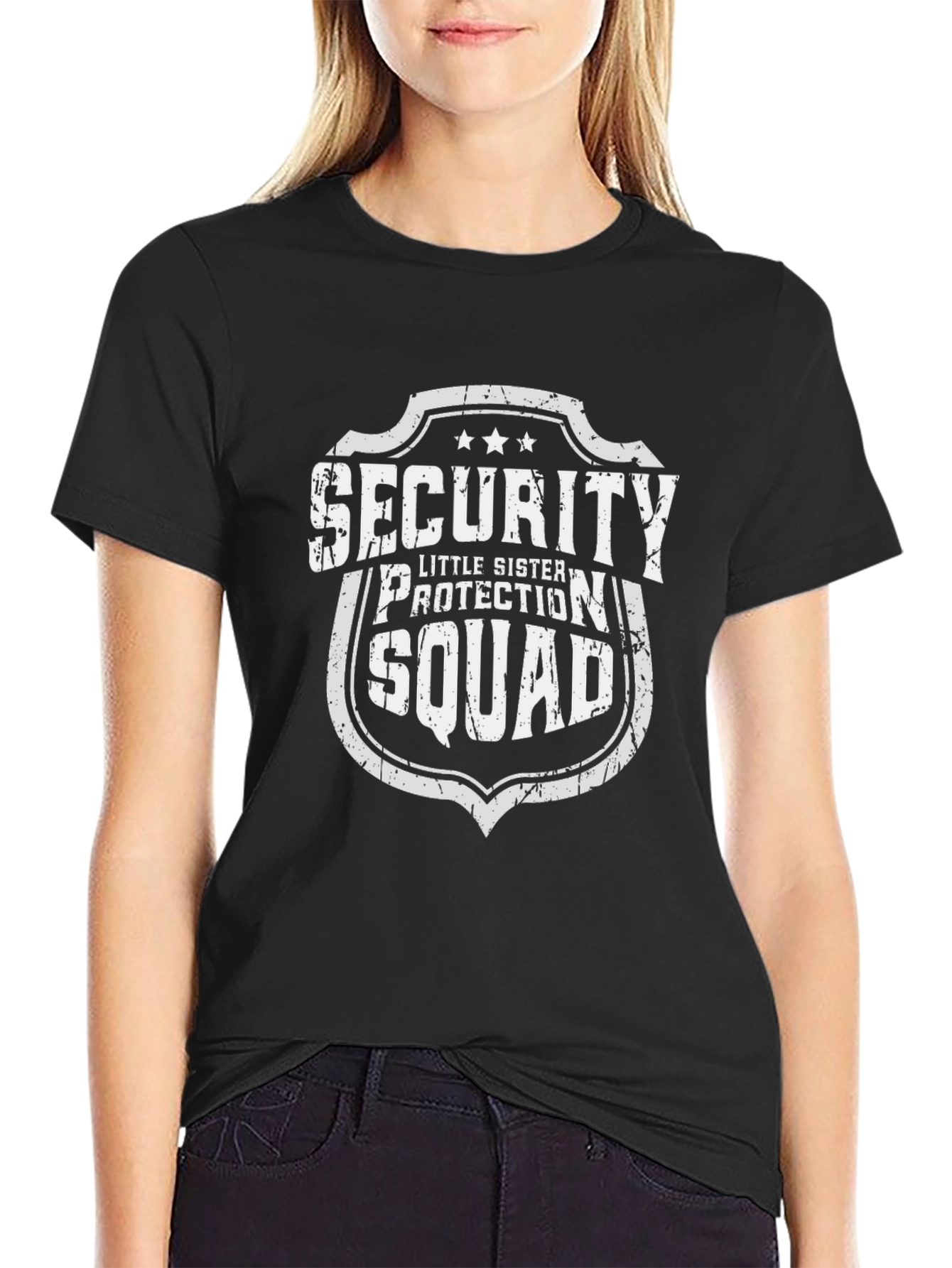 Security Little Sister Protection Squad T-Shirt