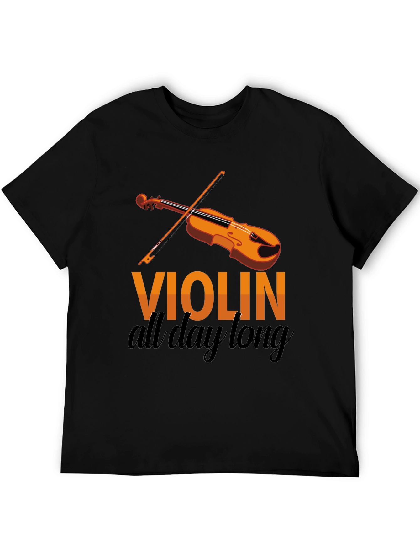 Violin All Day Long Graphic Tee