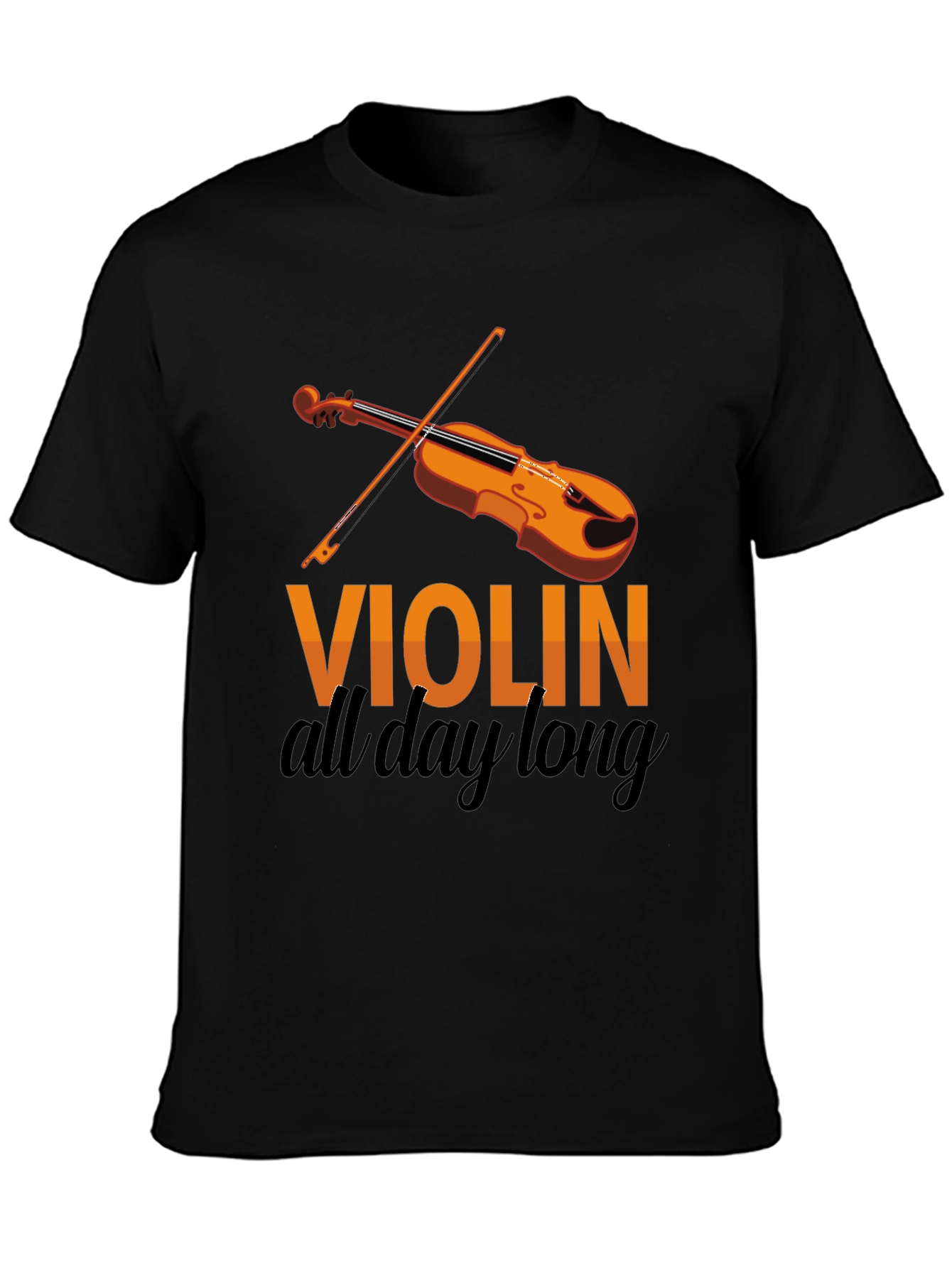 Violin All Day Long Graphic Tee