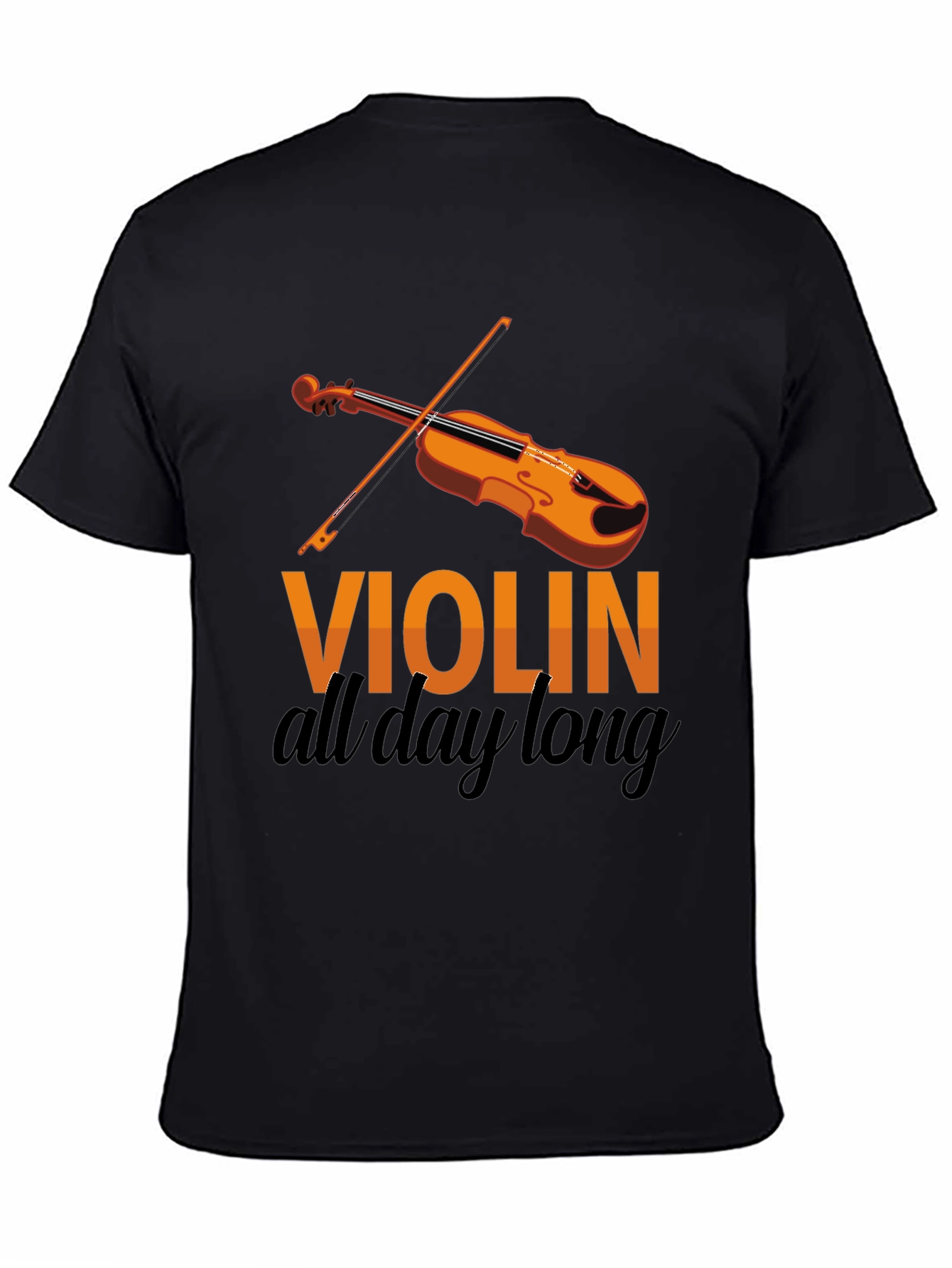 Violin All Day Long Graphic Tee