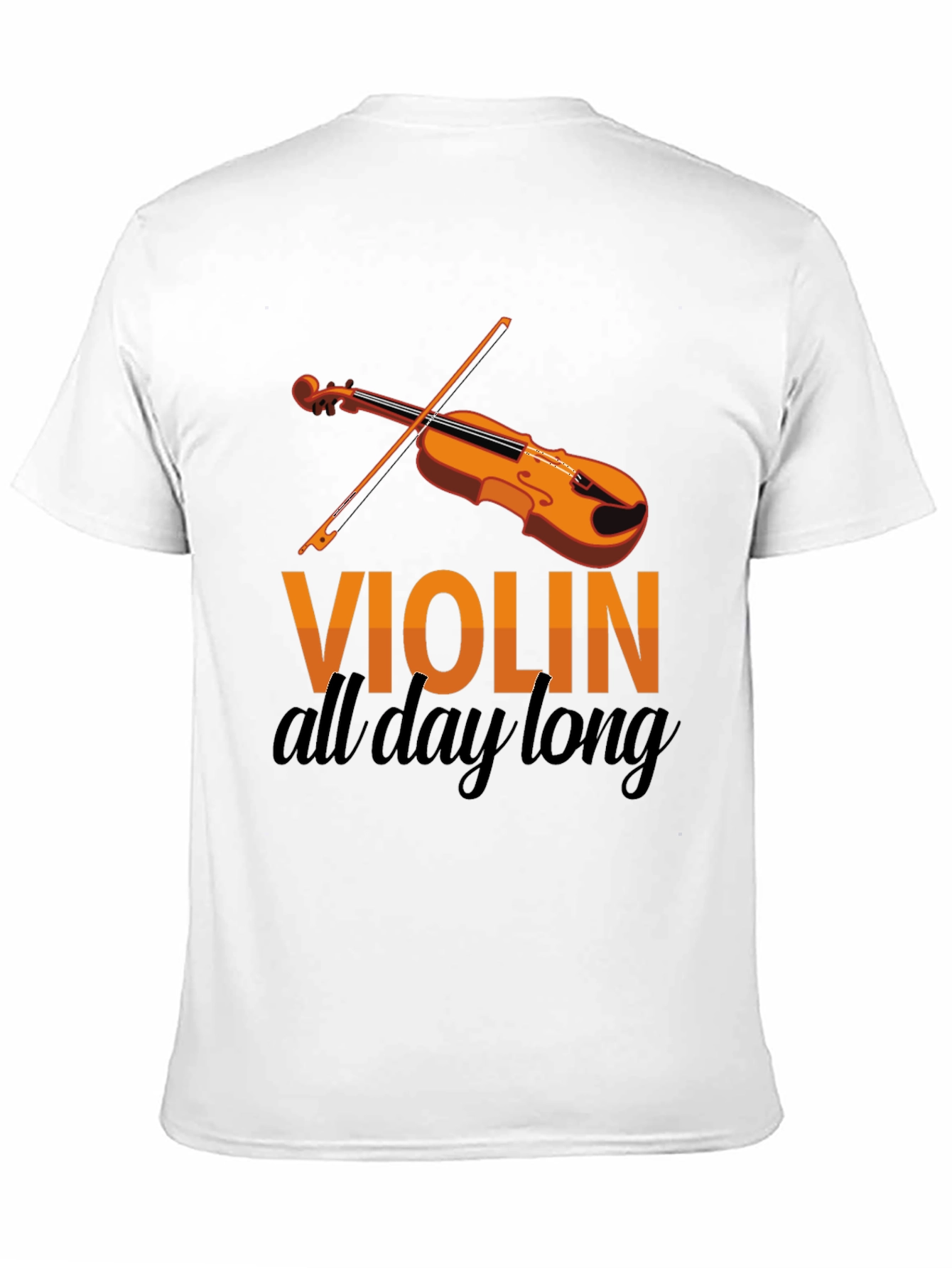 Violin All Day Long Graphic Tee