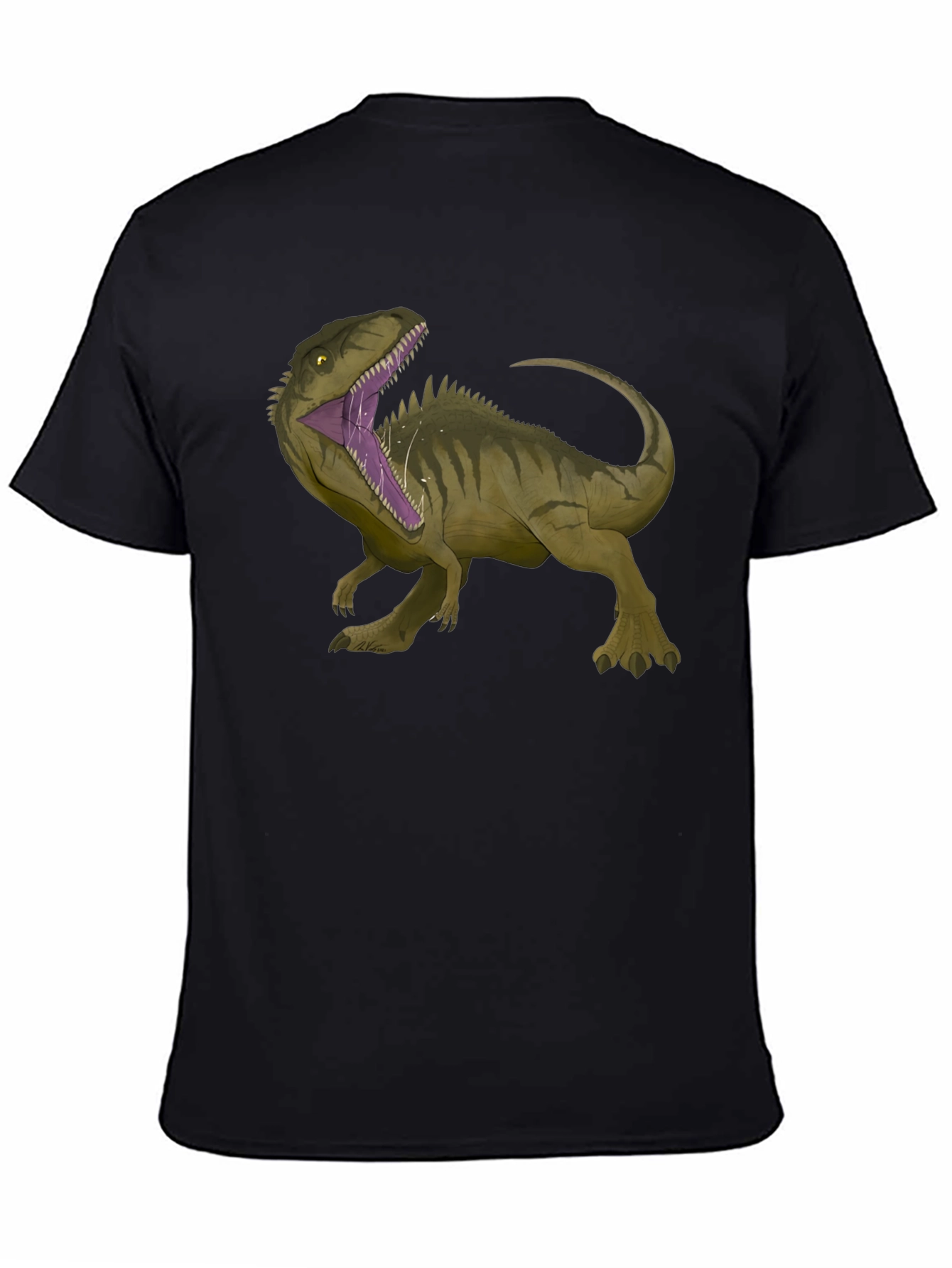 Dinosaur Graphic T-Shirt - Black