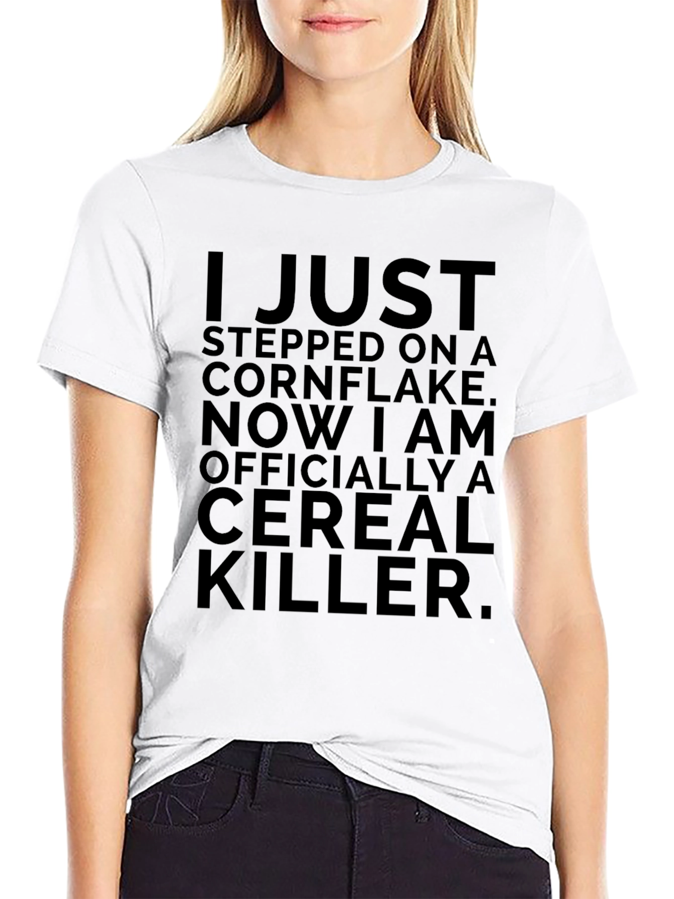 Cereal Killer Graphic Tee - Funny Novelty T-Shirt