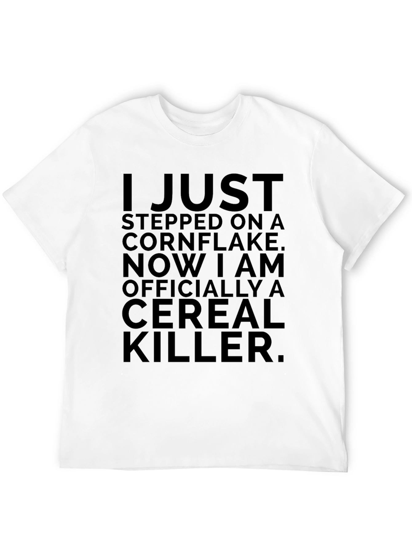 Cereal Killer Graphic Tee - Funny Novelty T-Shirt