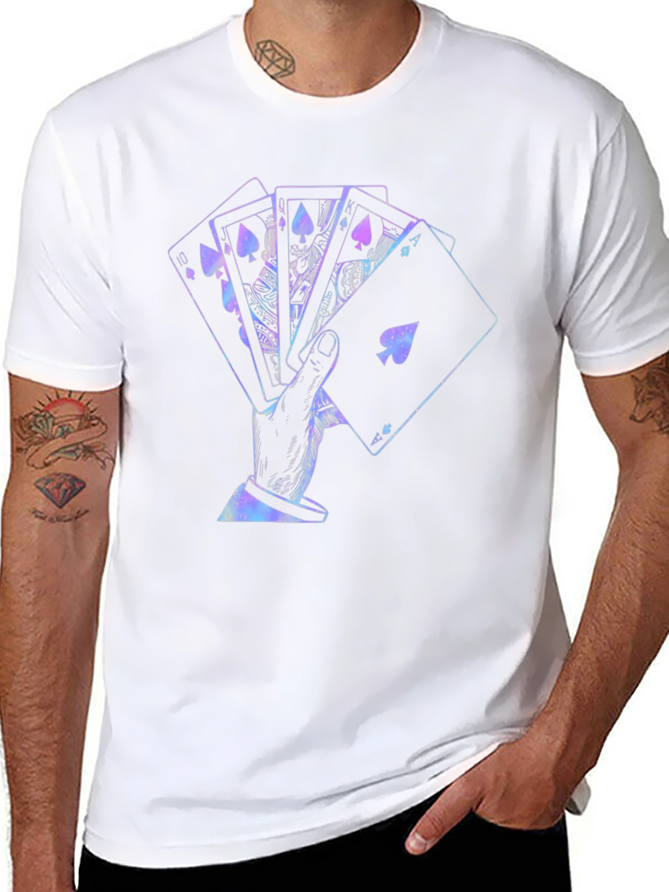 Aces Card Magic Graphic T-Shirt