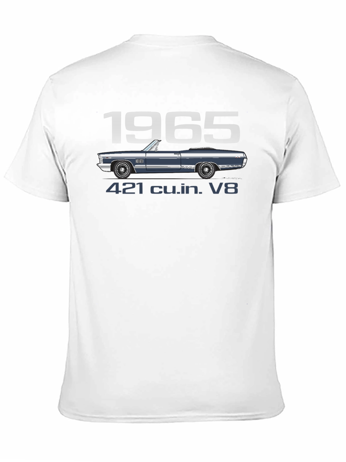 1965 Classic Car T-Shirt - 421 cu.in. V8 Engine