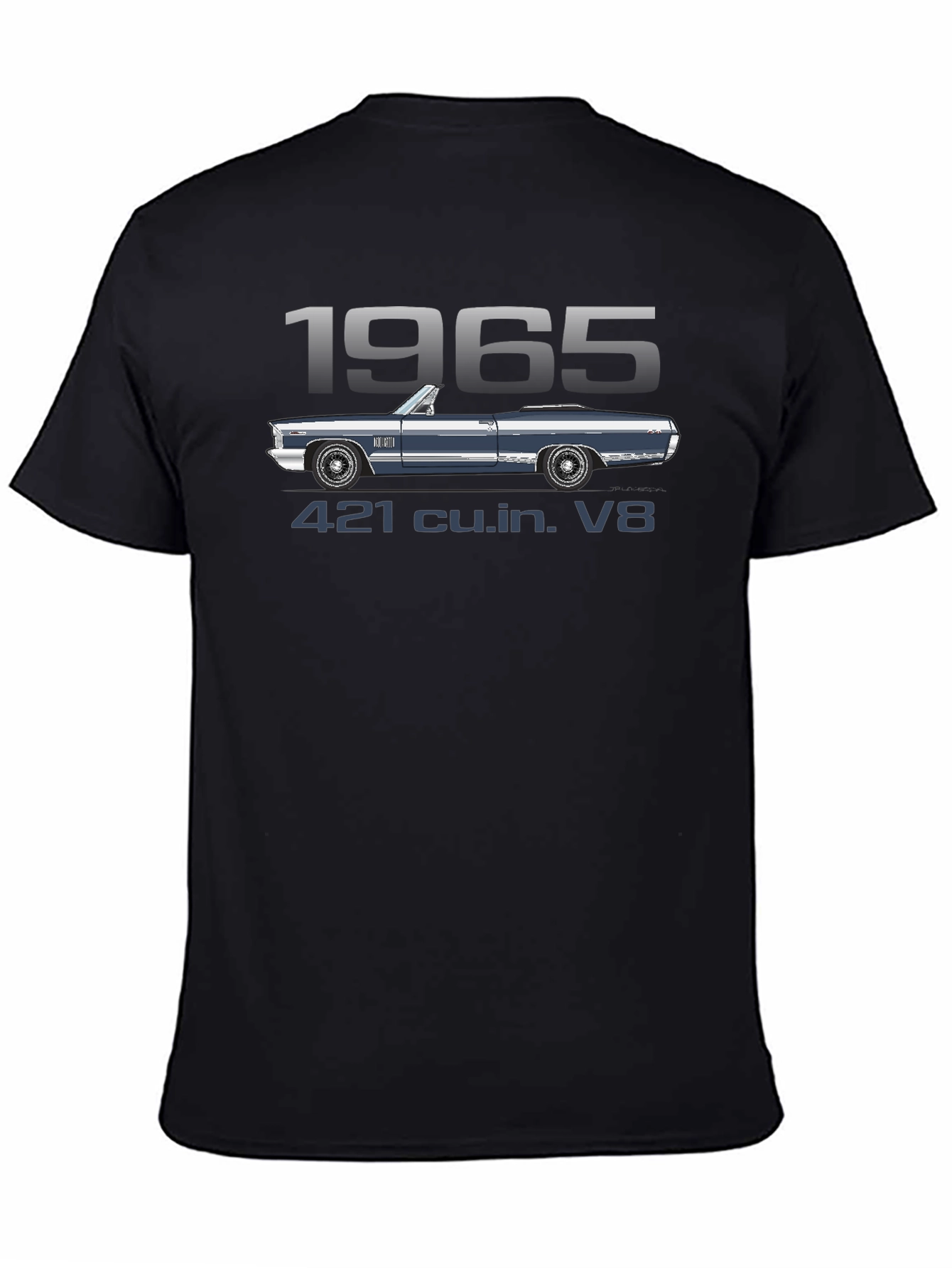1965 Classic Car T-Shirt - 421 cu.in. V8 Engine