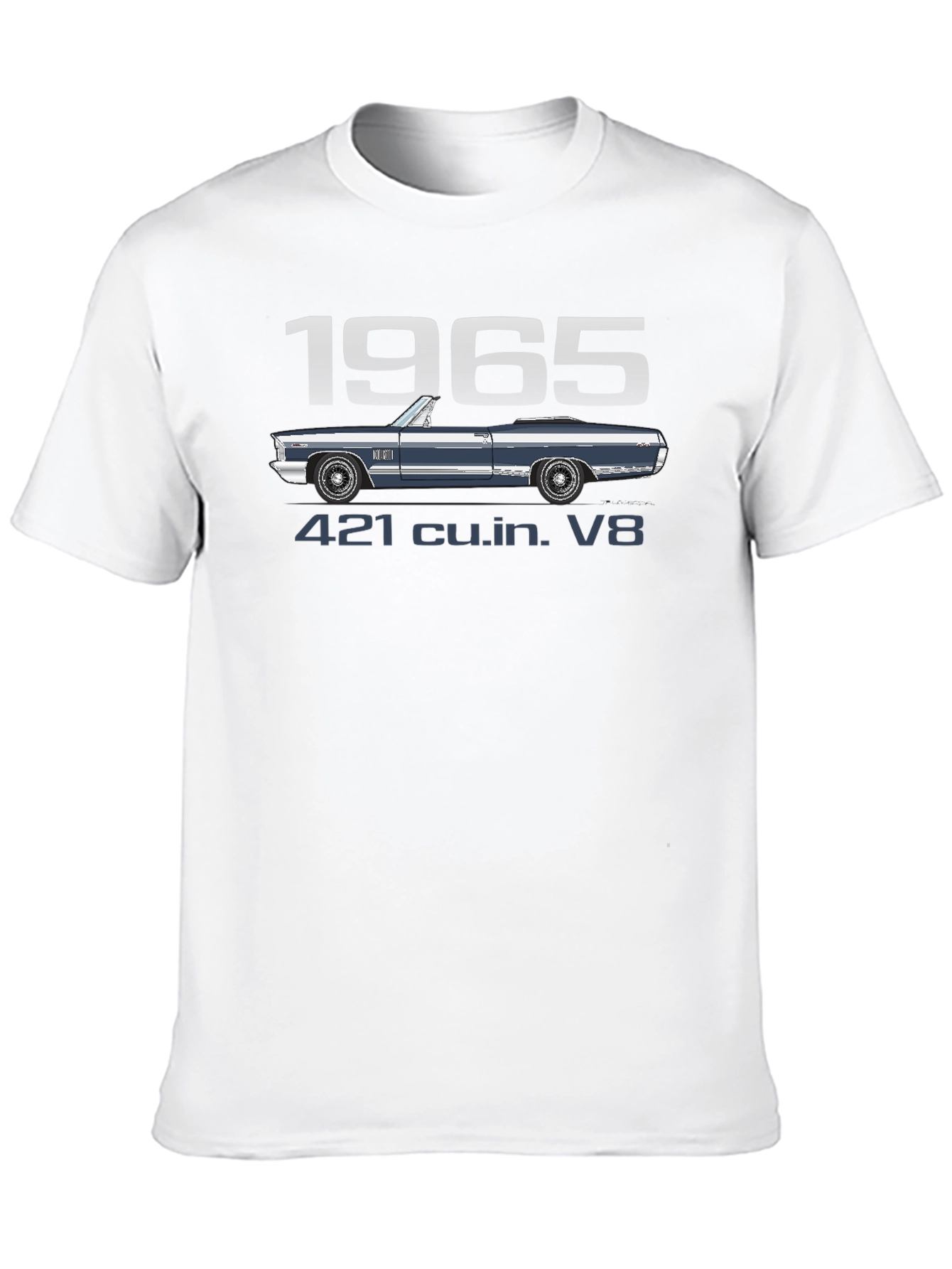 1965 Classic Car T-Shirt - 421 cu.in. V8 Engine