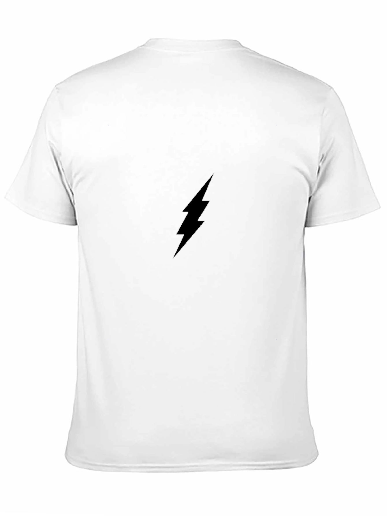 Black Lightning Bolt Graphic Tee - Modern Style
