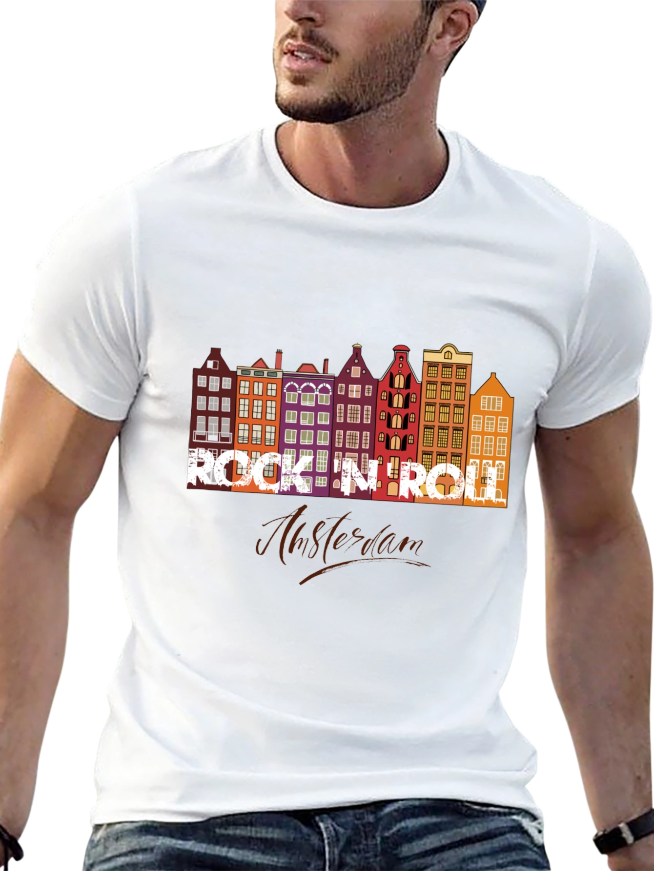 Rock N Roll Amsterdam Graphic T-Shirt