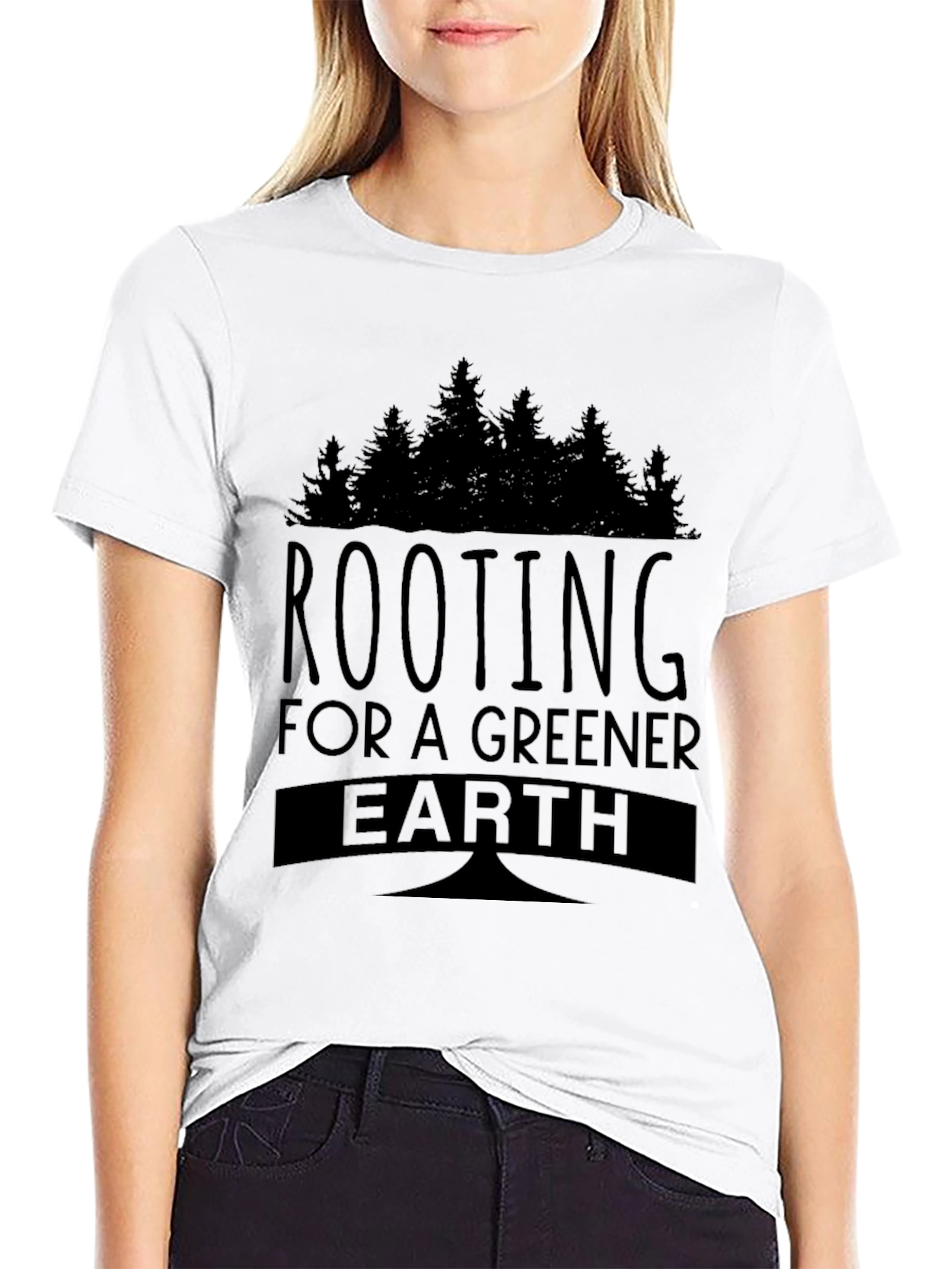 Rooting for a Greener Earth Graphic Tee