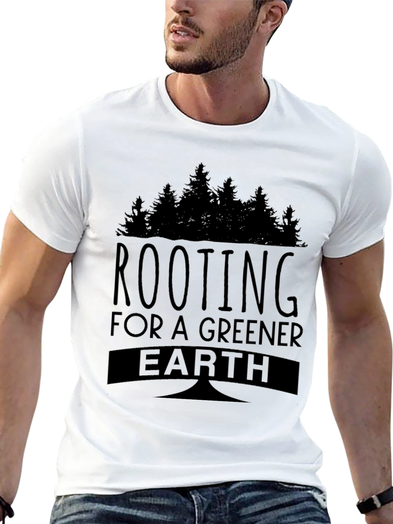 Rooting for a Greener Earth Graphic Tee