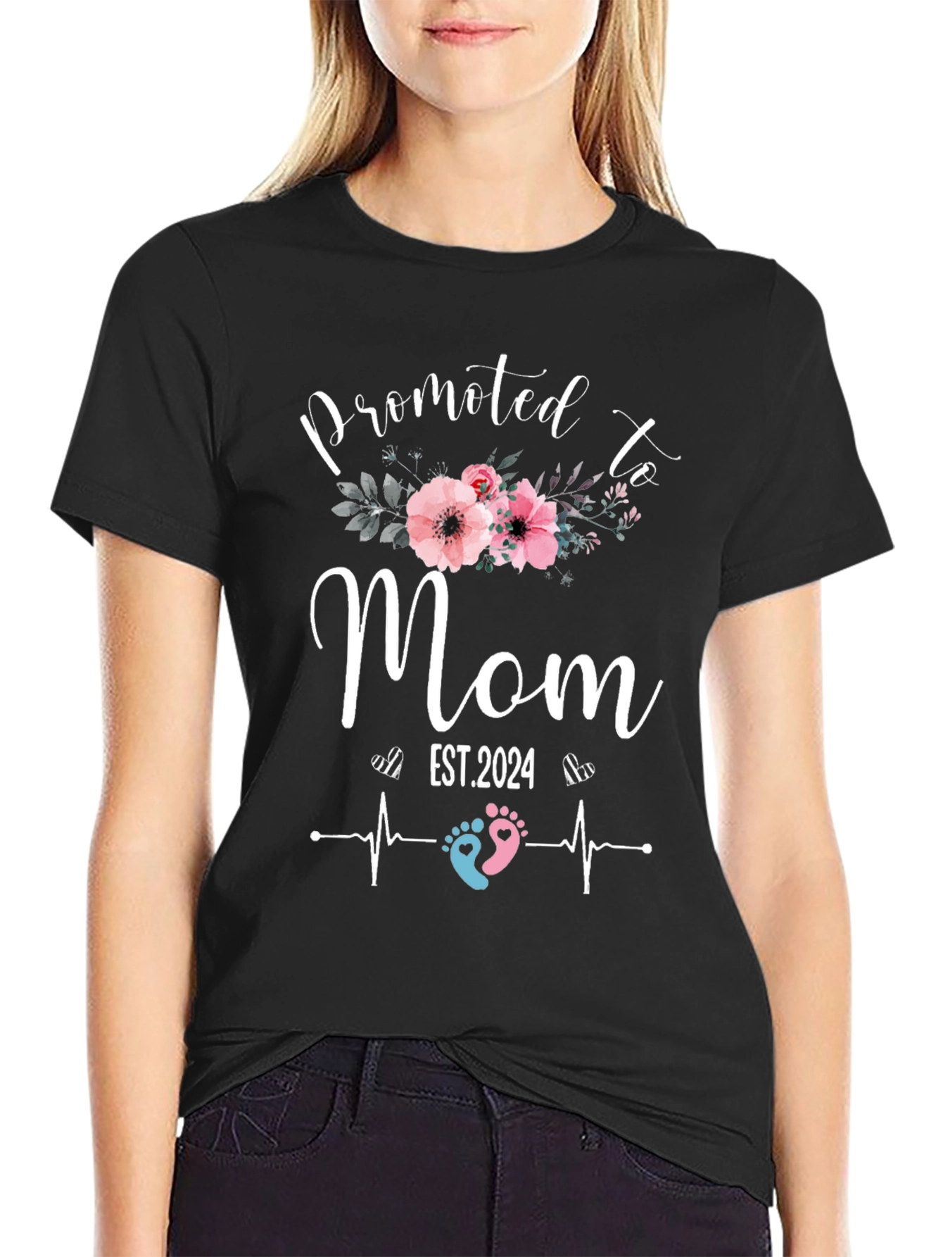 Promoted to Mom 2024 T-Shirt