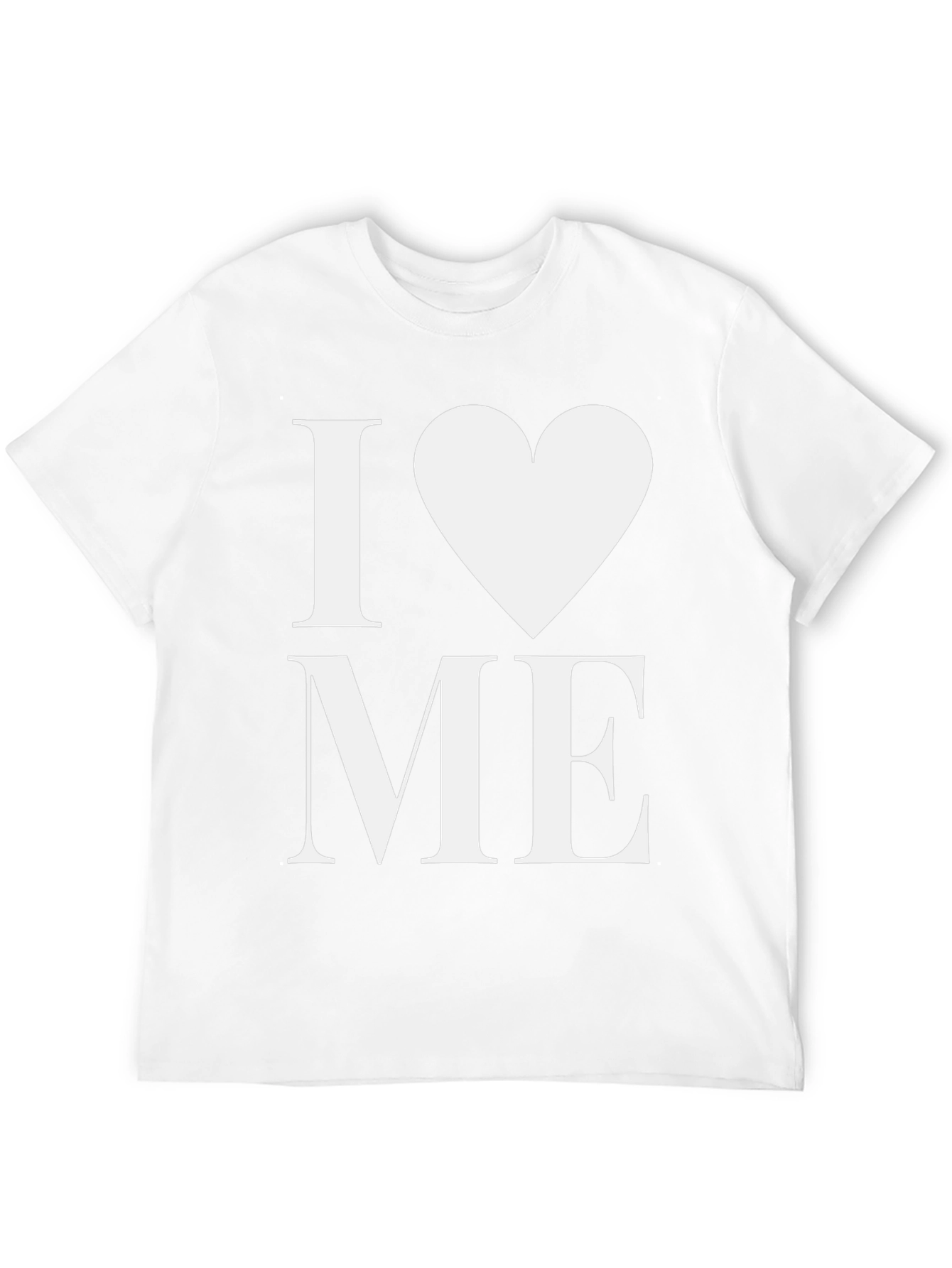 I Heart Me Black Graphic Tee
