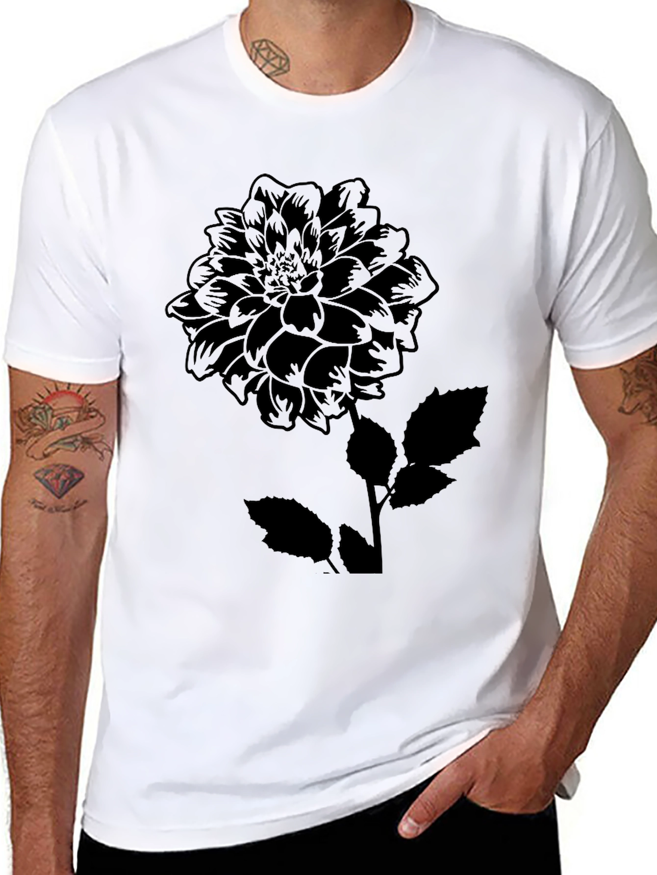 Black Dahlia Graphic T-Shirt
