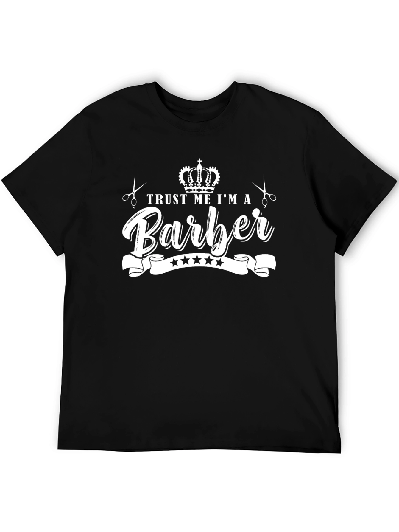 Trust Me Im A Barber Black T-Shirt