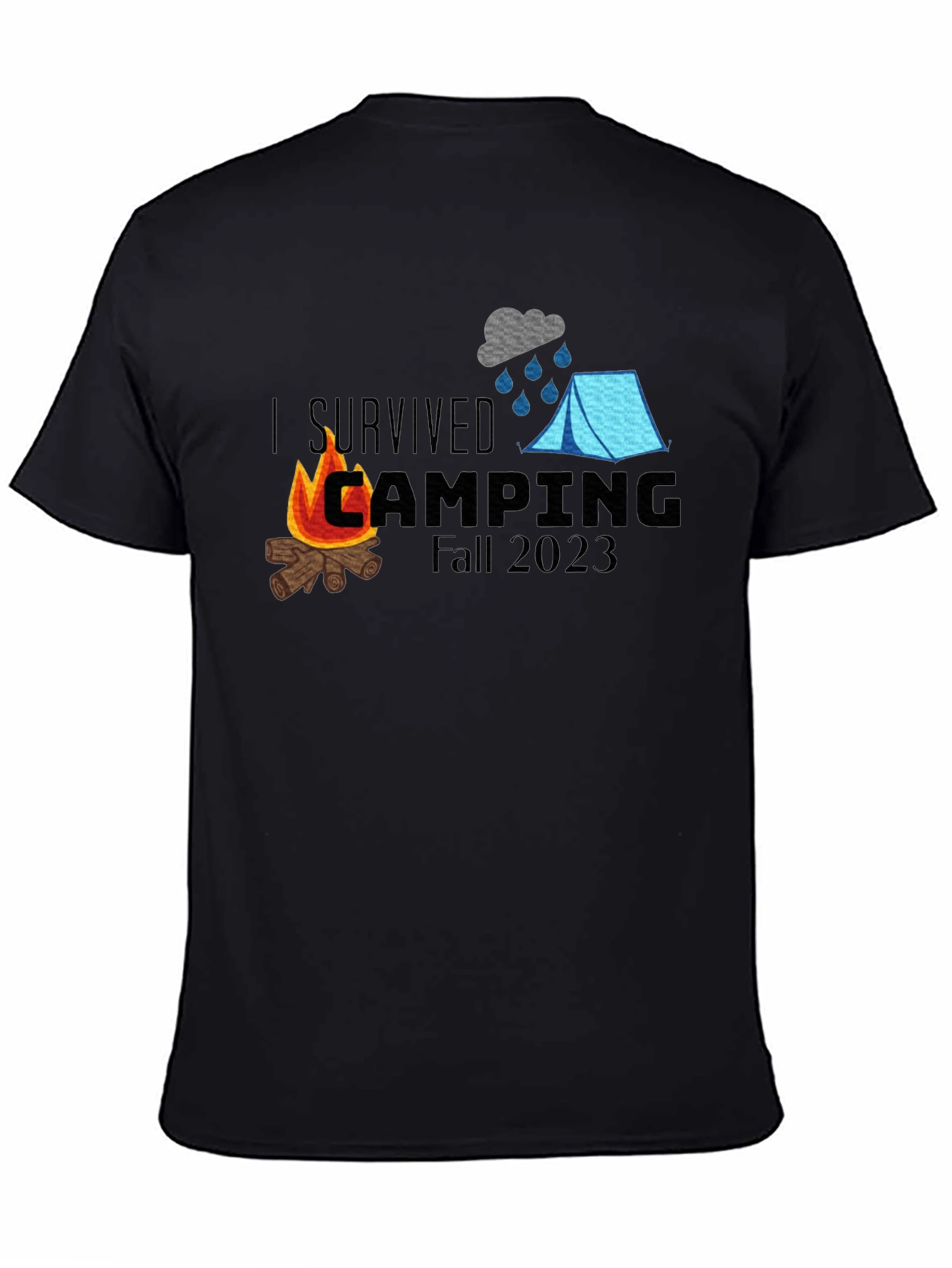 I Survived Camping Fall 2023 T-Shirt