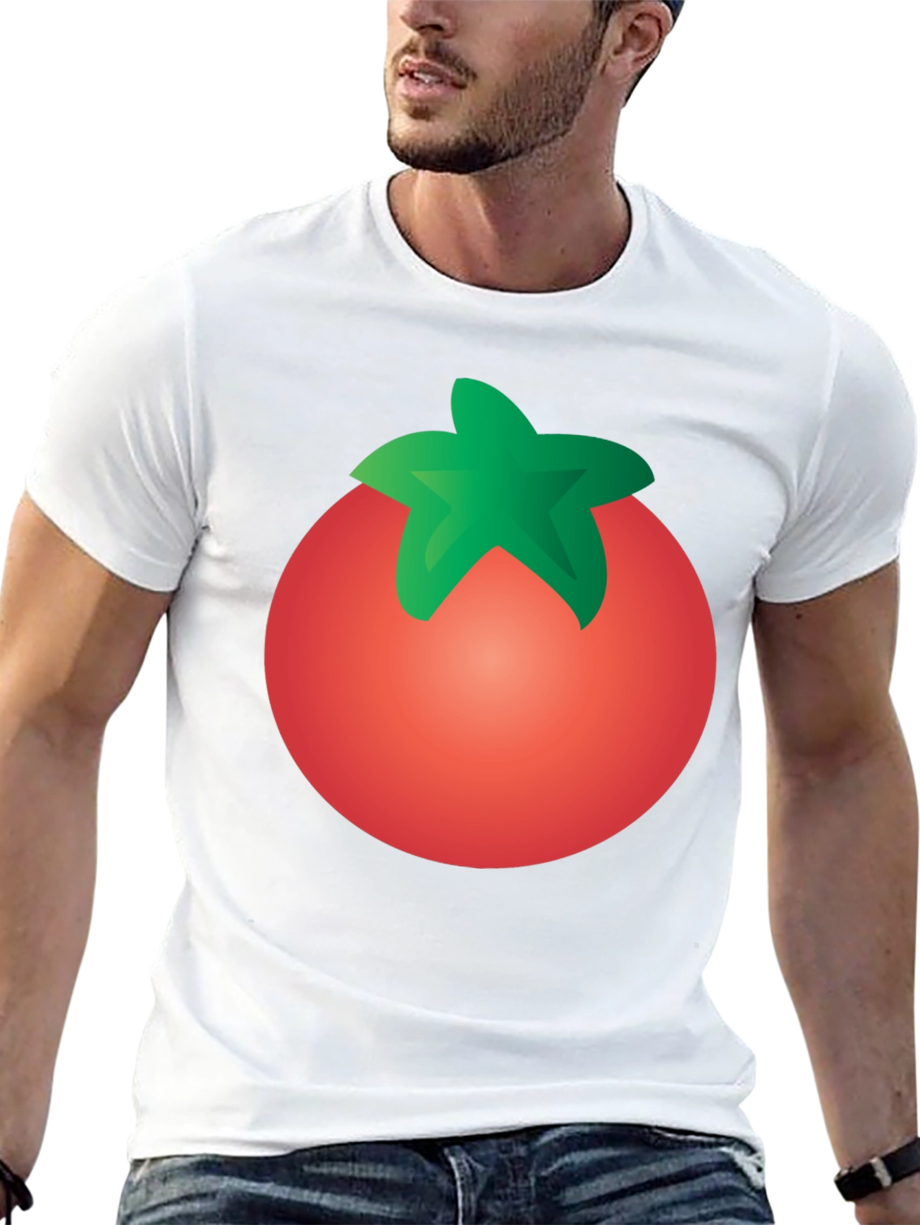Tomato Graphic Black T-Shirt