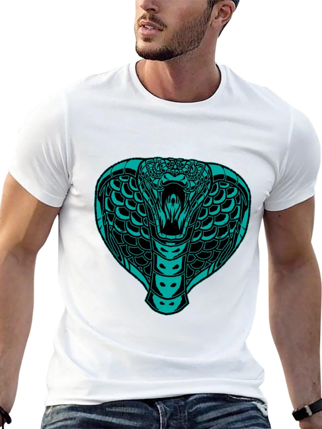 Cobra Graphic T-Shirt - Black