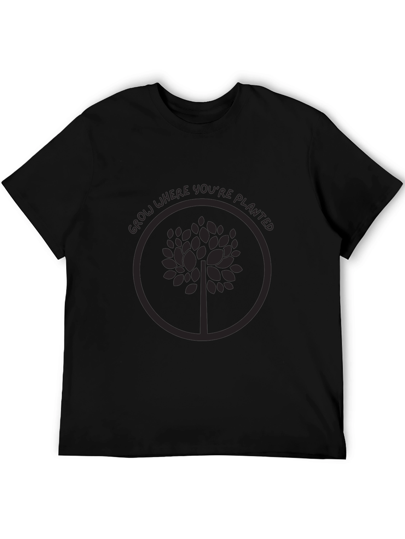 Grow Where Youre Planted Tree Graphic Tee